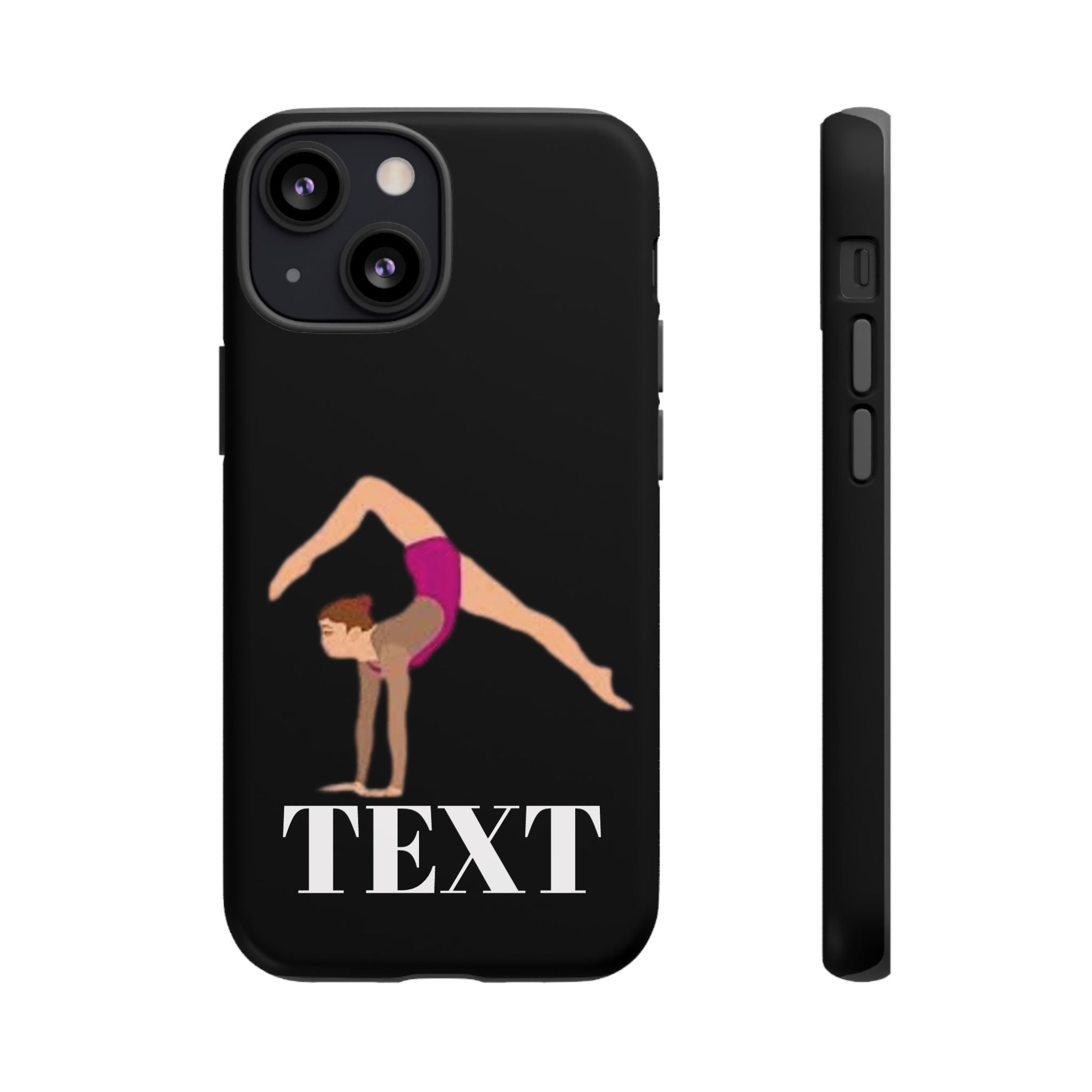Gymnast Phone Case — Personalized TEXT Design