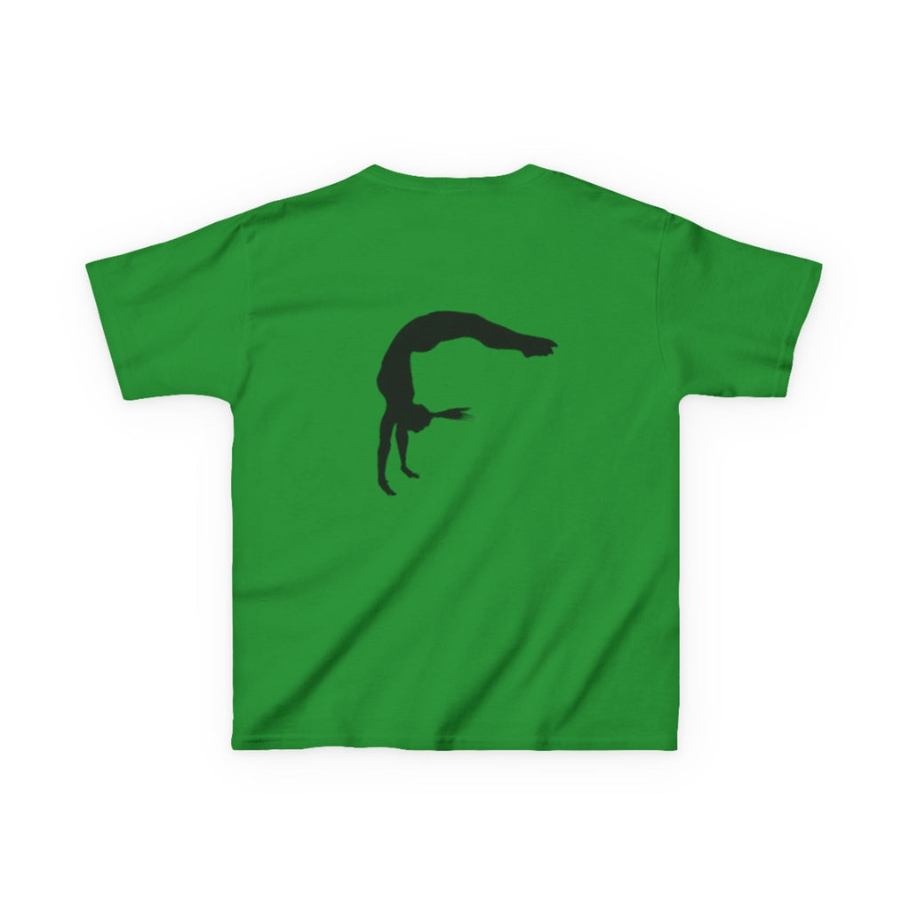 Kids Tee - FEARLESS Gymnastics Shirt with Back Silhouette