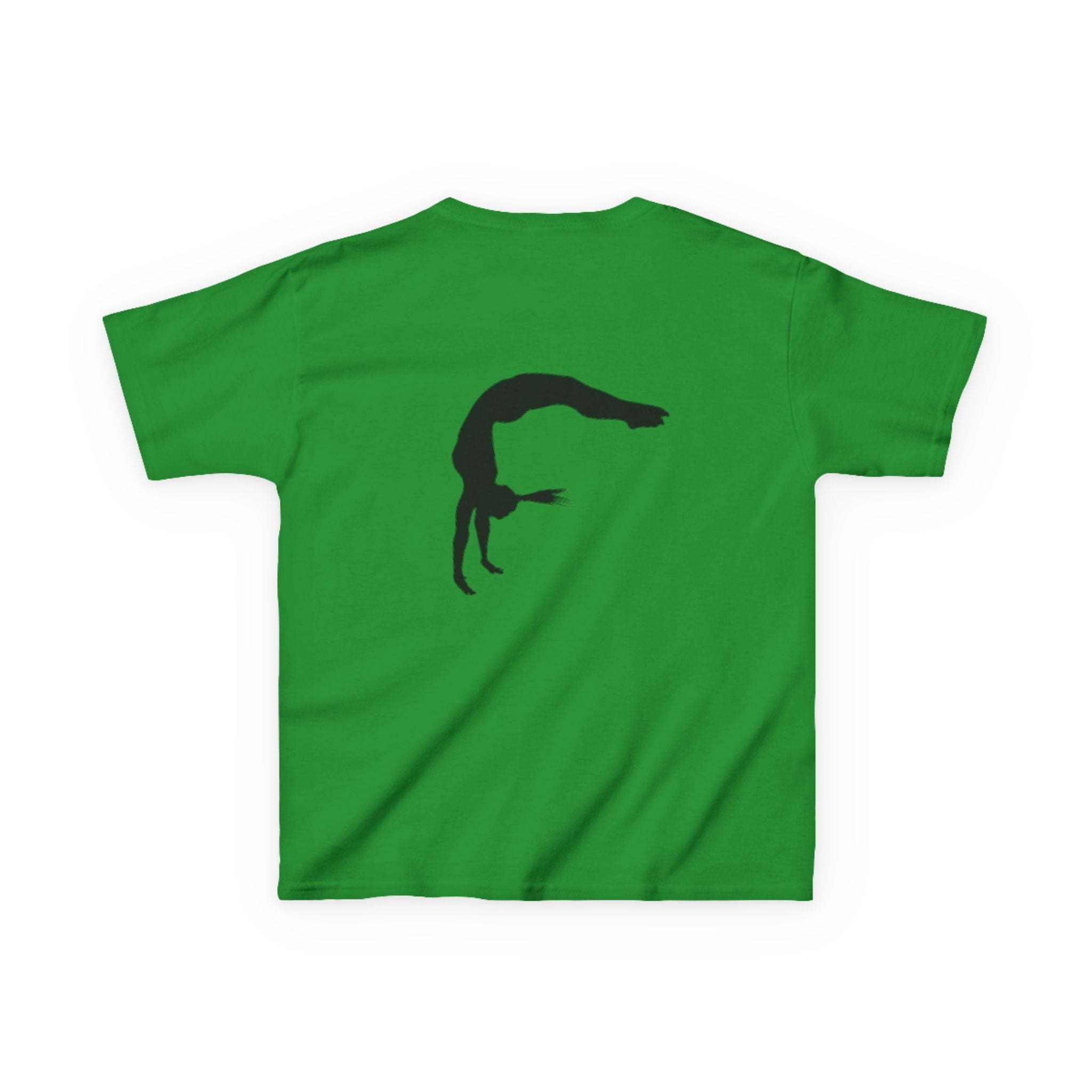 Kids Tee - FEARLESS Gymnastics Shirt with Back Silhouette