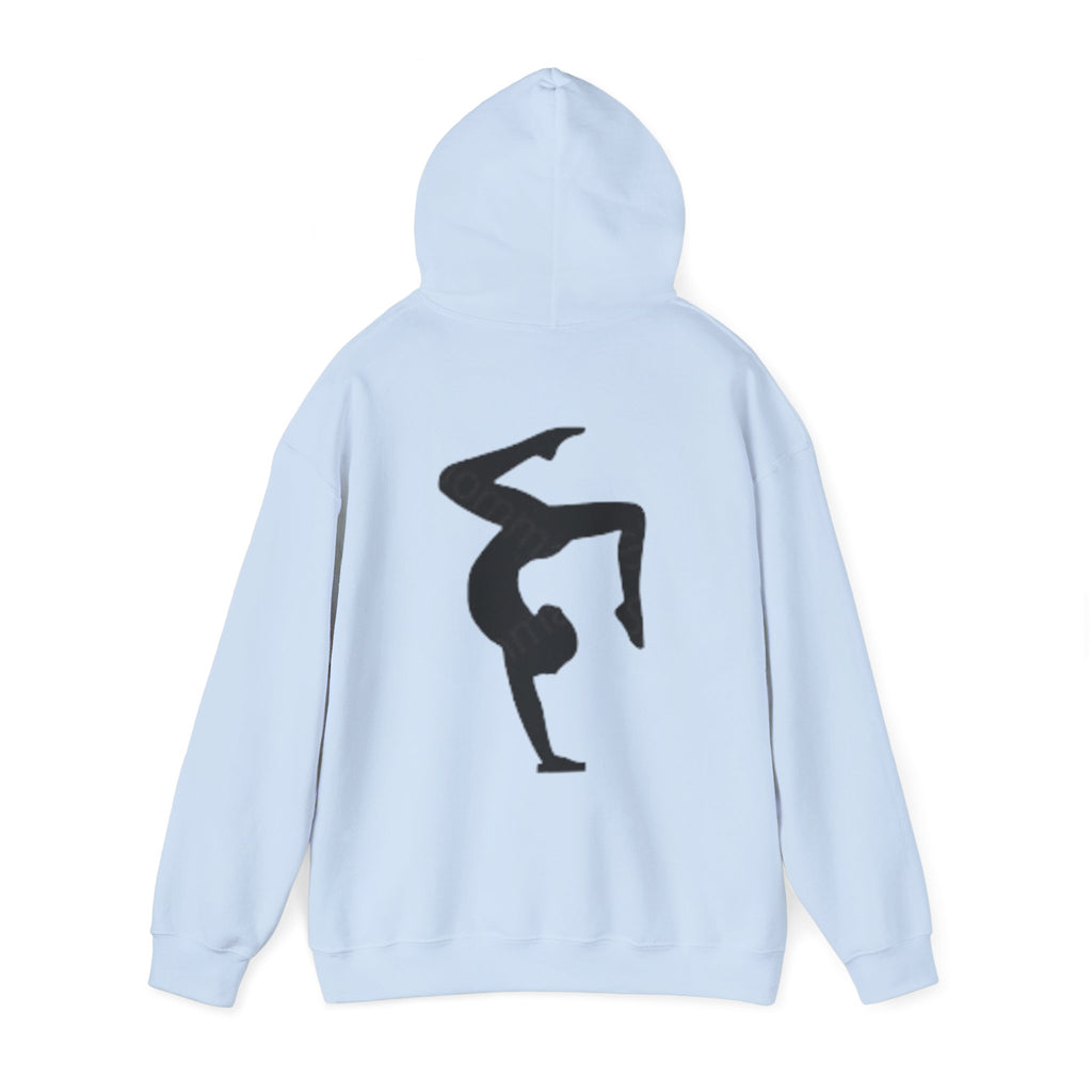 Unisex Heavy Blend™ Hooded Sweatshirt - WARNING GYMNAST MAY FLIP (Adult)