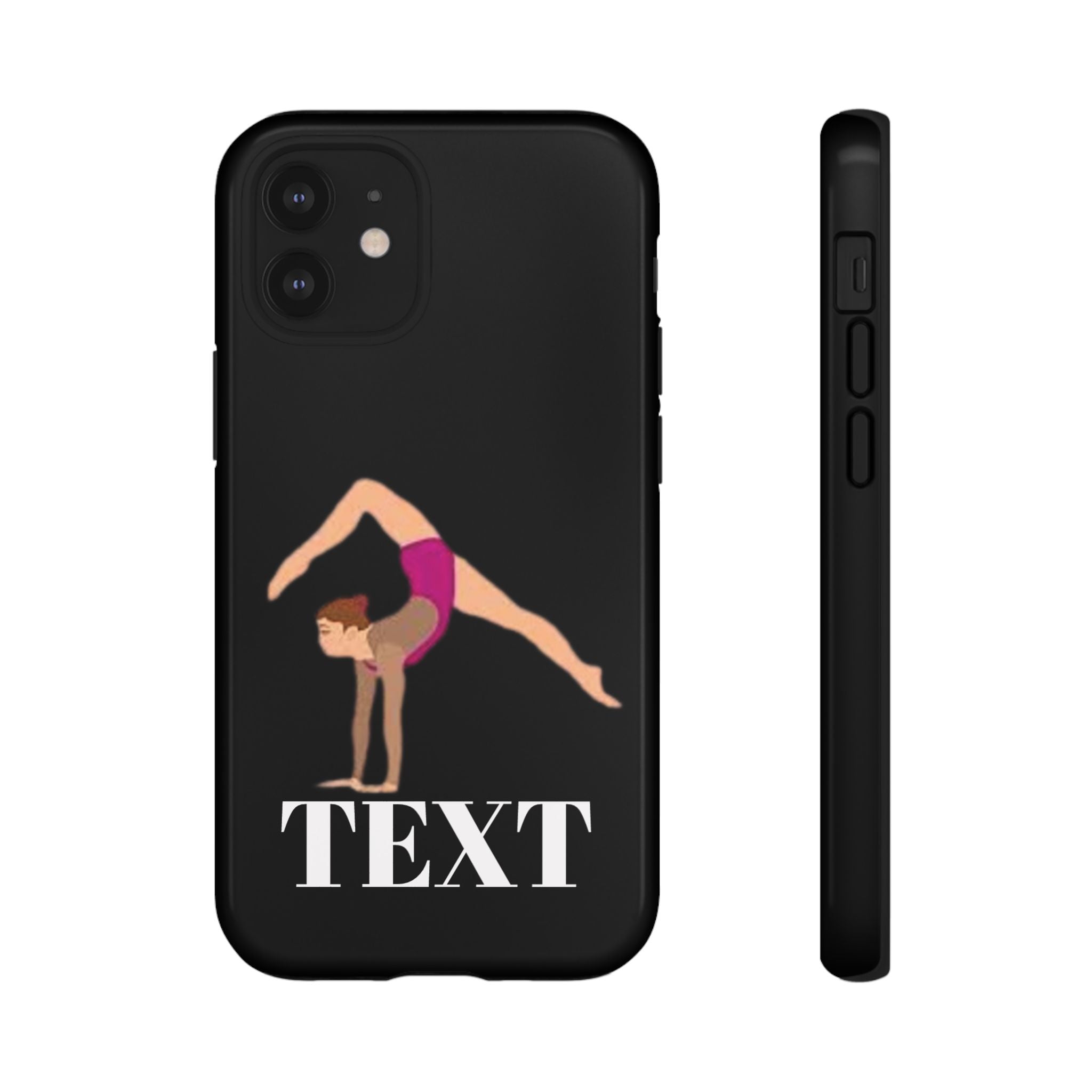 Gymnast Phone Case — Personalized TEXT Design