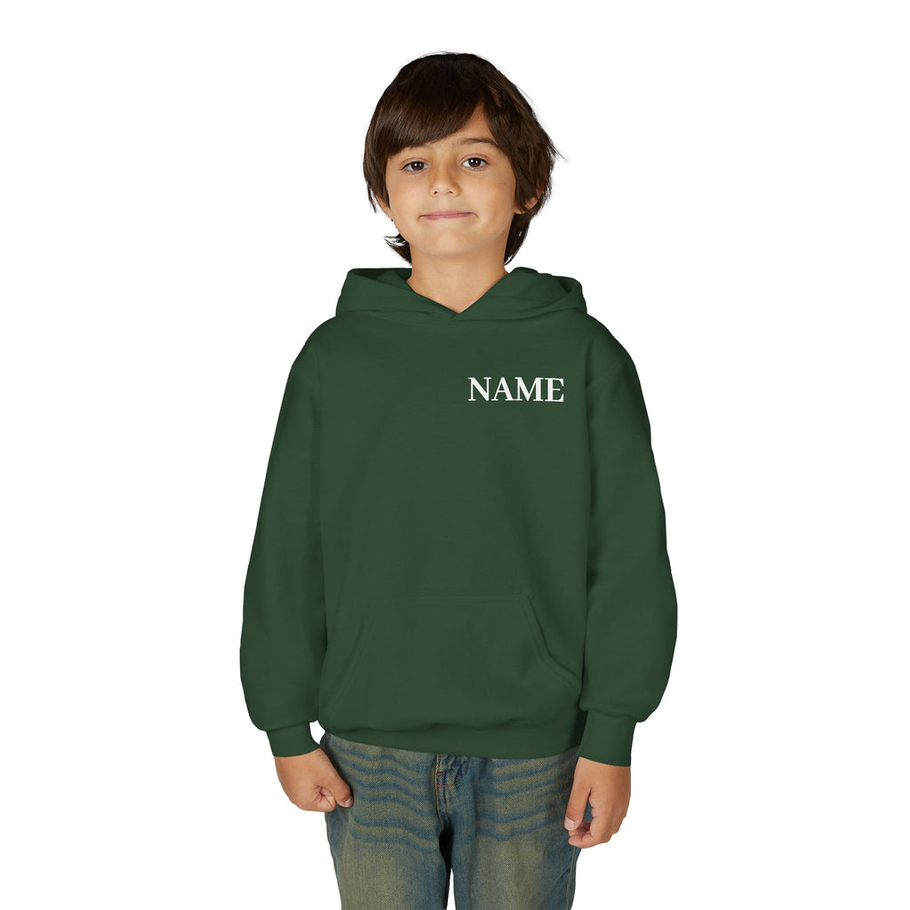Gymnast Definition Youth Hoodie — Personalized 'NAME' Back-Print Sweatshirt