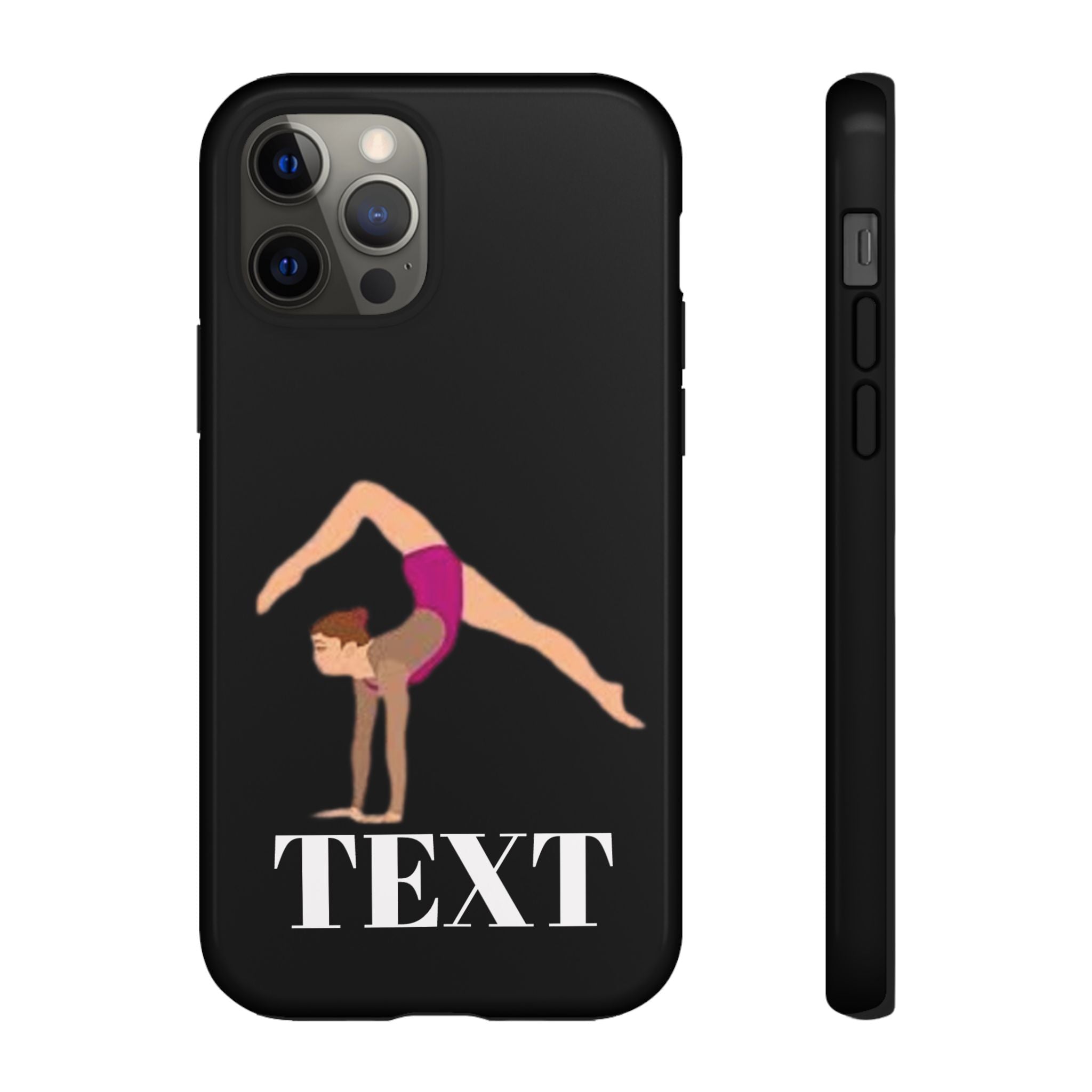 Gymnast Phone Case — Personalized TEXT Design