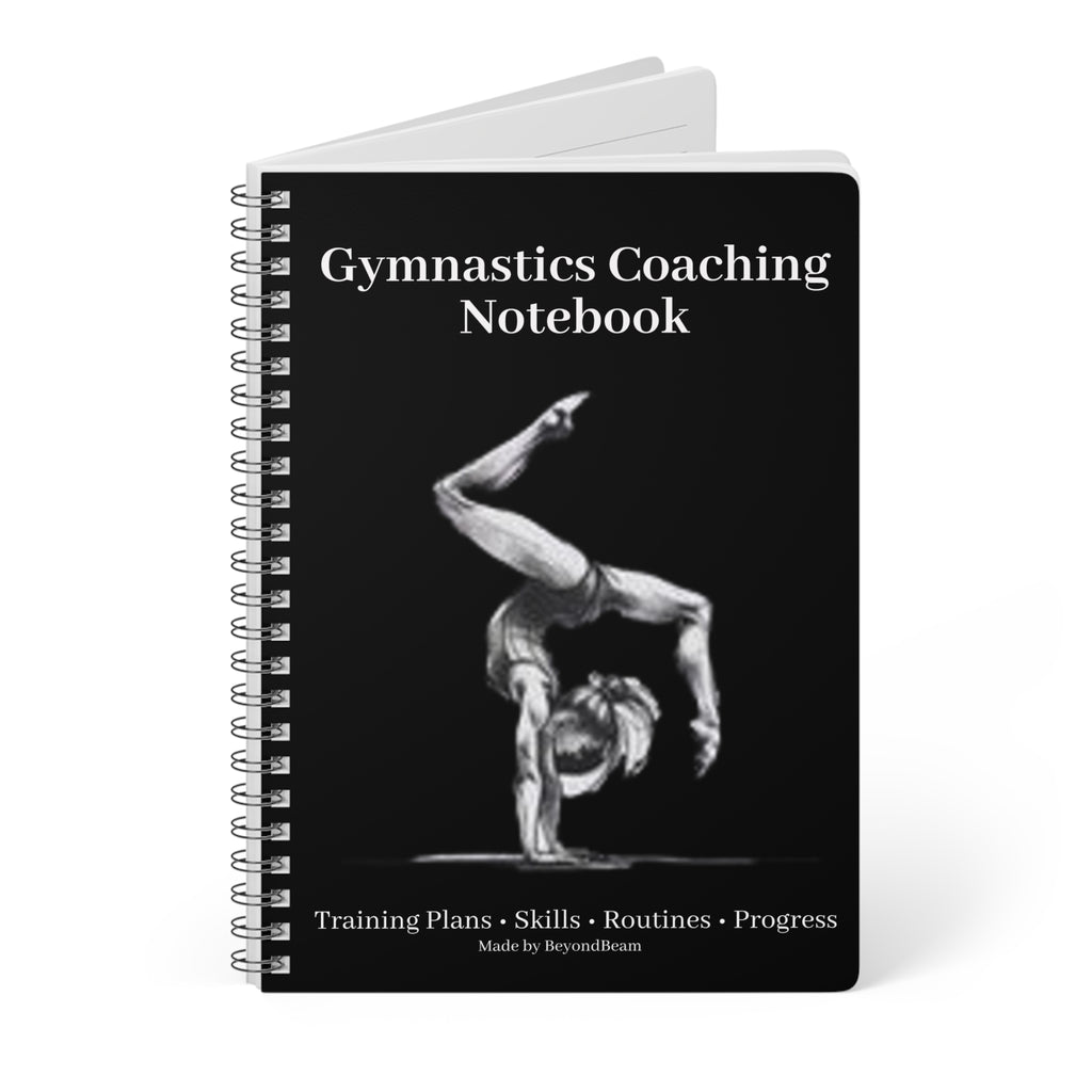 Gymnastics Coaching Notebook – A5 Wirobound Notebook
