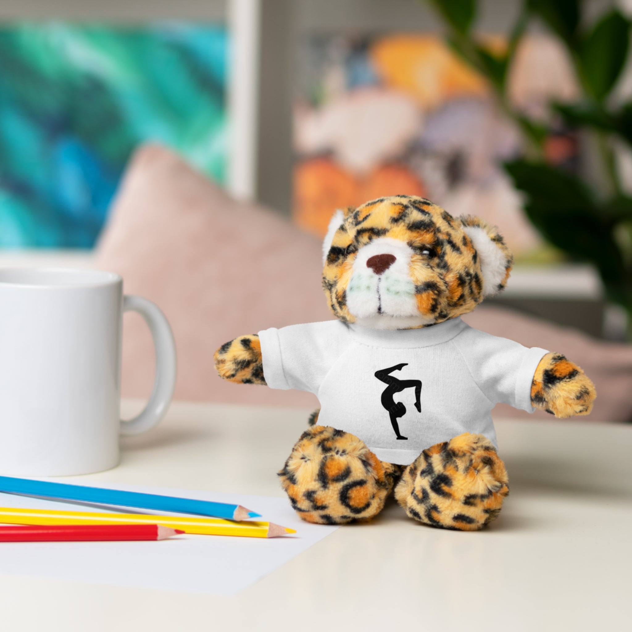 Gymnastics Stuffed Animal with Gymnastics T-Shirt