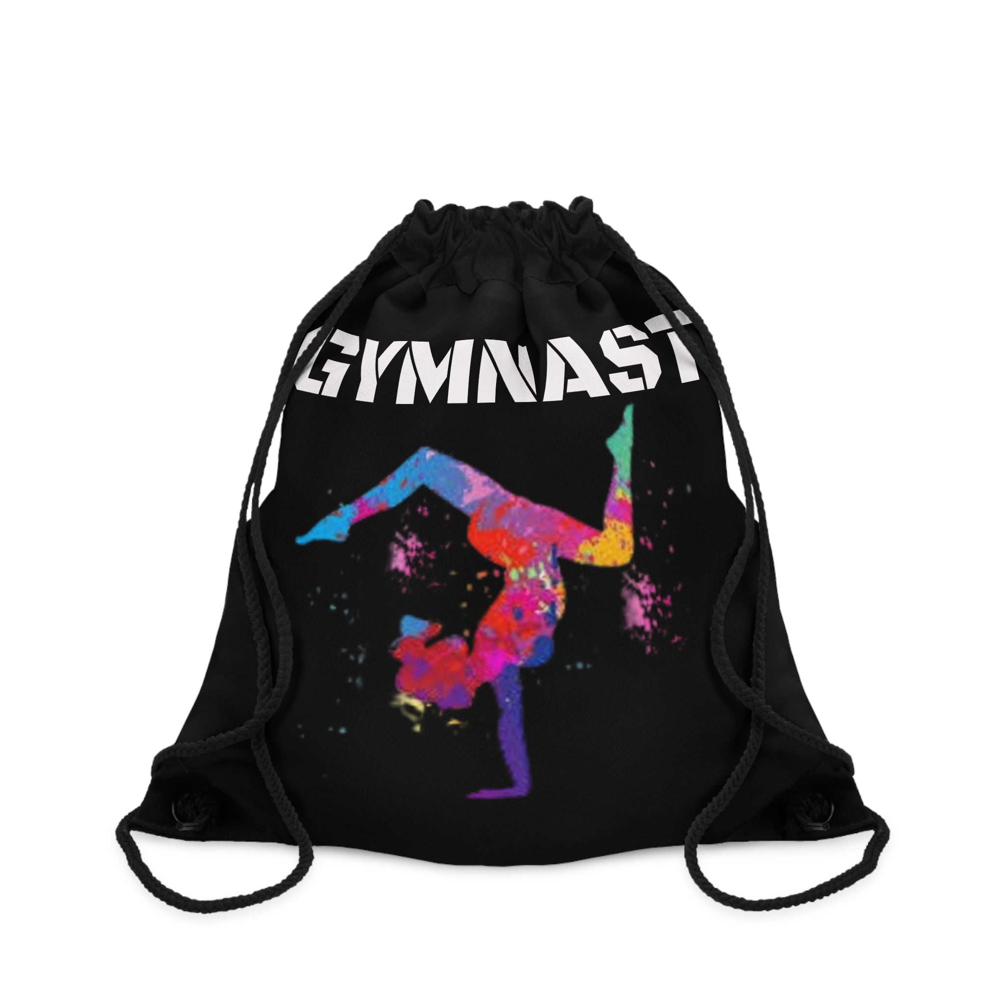 Colorful Gymnast Drawstring Bag