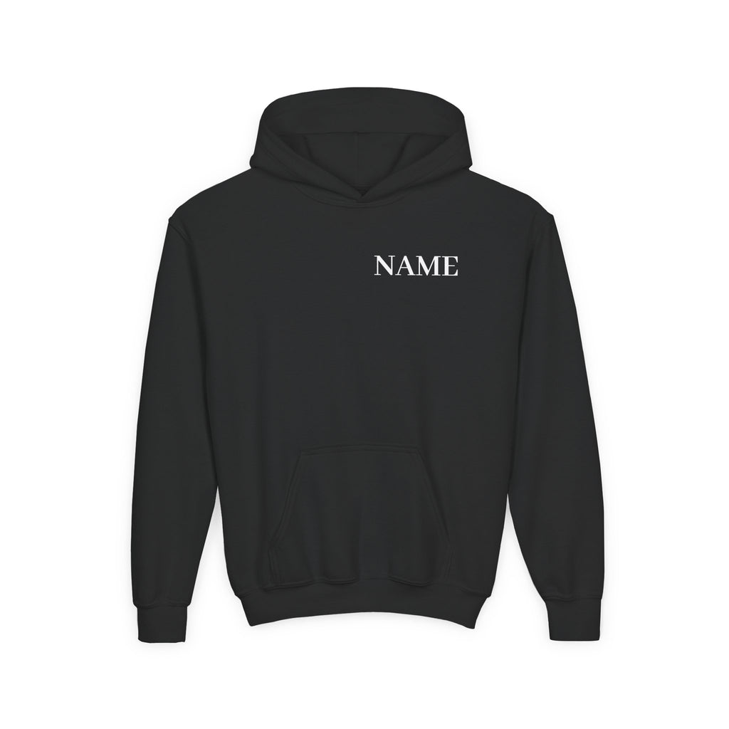 Gymnast Definition Youth Hoodie — Personalized 'NAME' Back-Print Sweatshirt