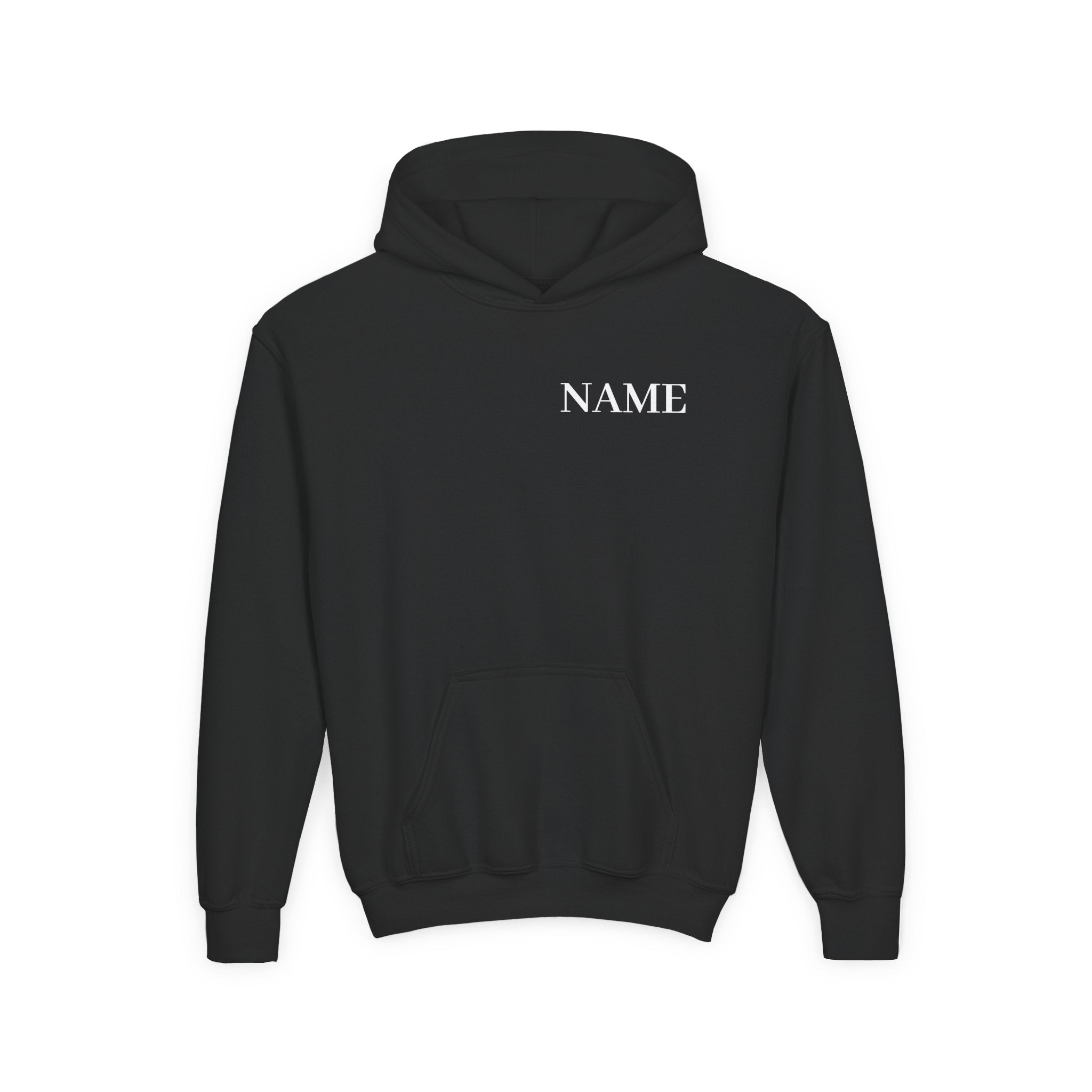 Gymnast Definition Youth Hoodie — Personalized 'NAME' Back-Print Sweatshirt
