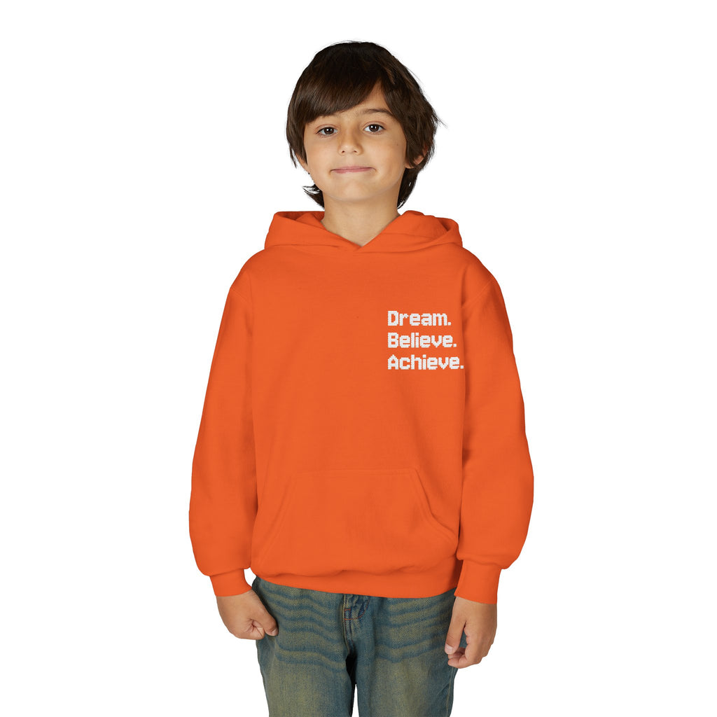 Inspirational Youth Hoodie - Dream Believe Achieve (Kids)