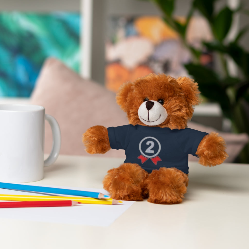 2nd Place Gymnastics Stuffed Animal with Gymnastics T-Shirt