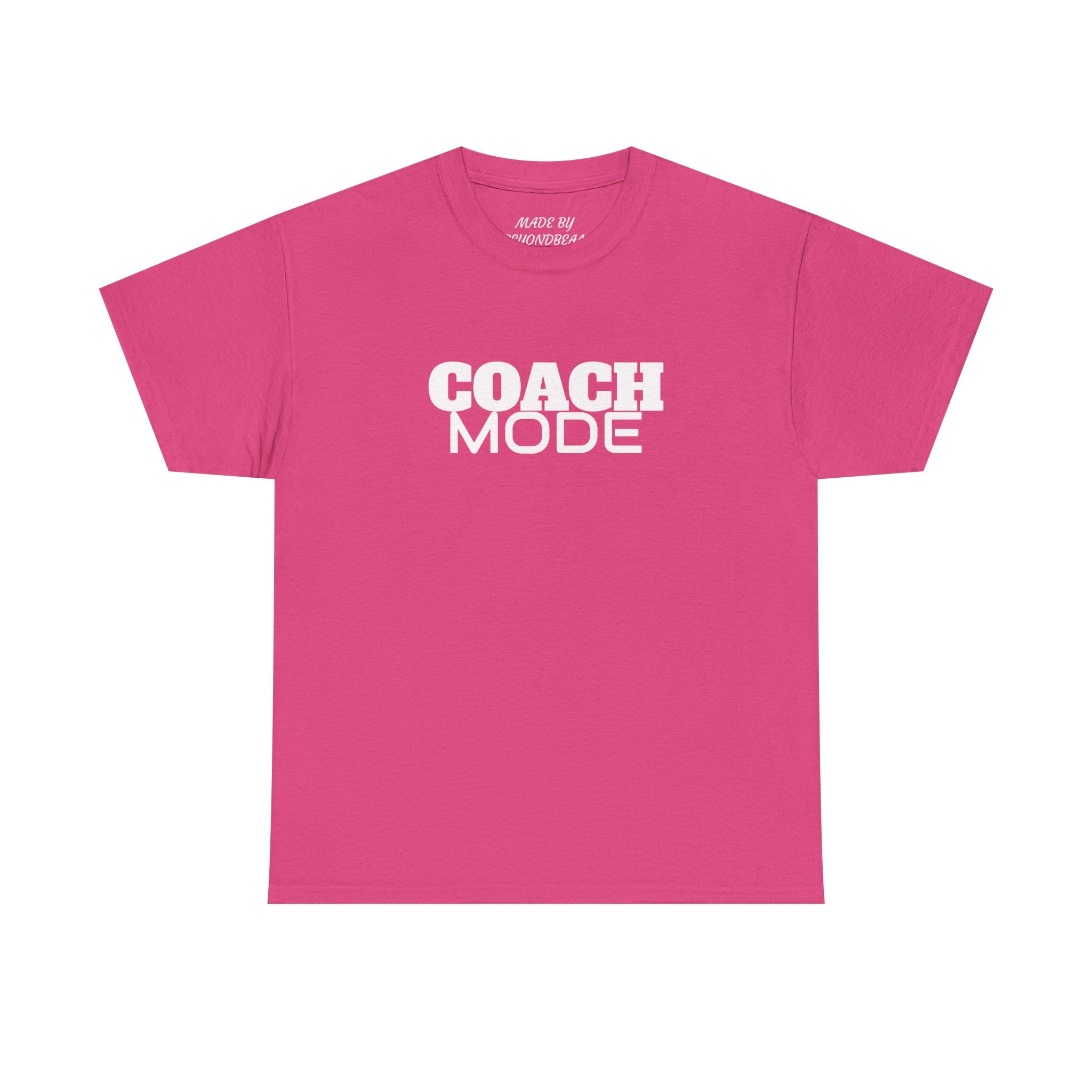 Adults 'Coach Mode' Tee — Classic Cotton T-Shirt