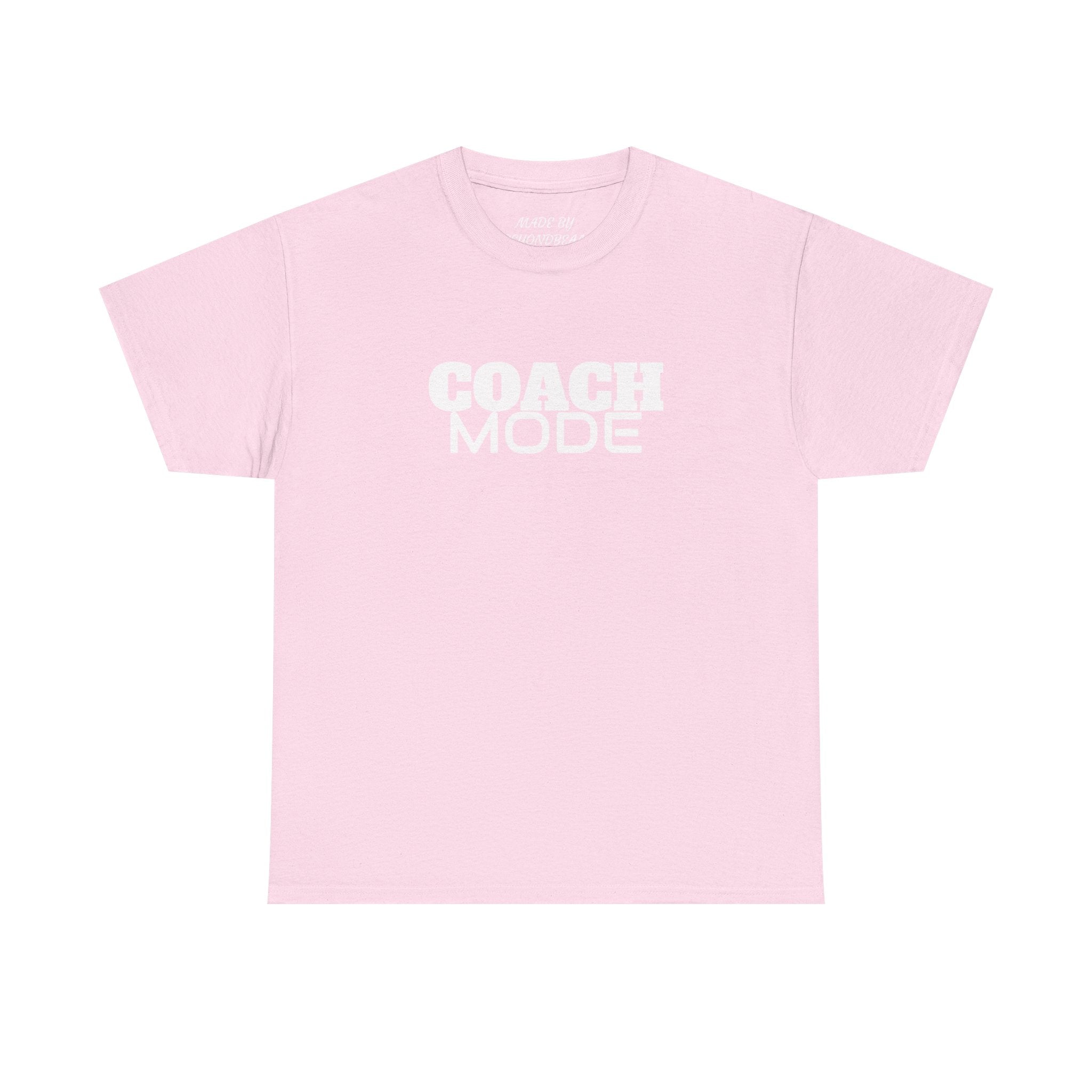 Adults 'Coach Mode' Tee — Classic Cotton T-Shirt