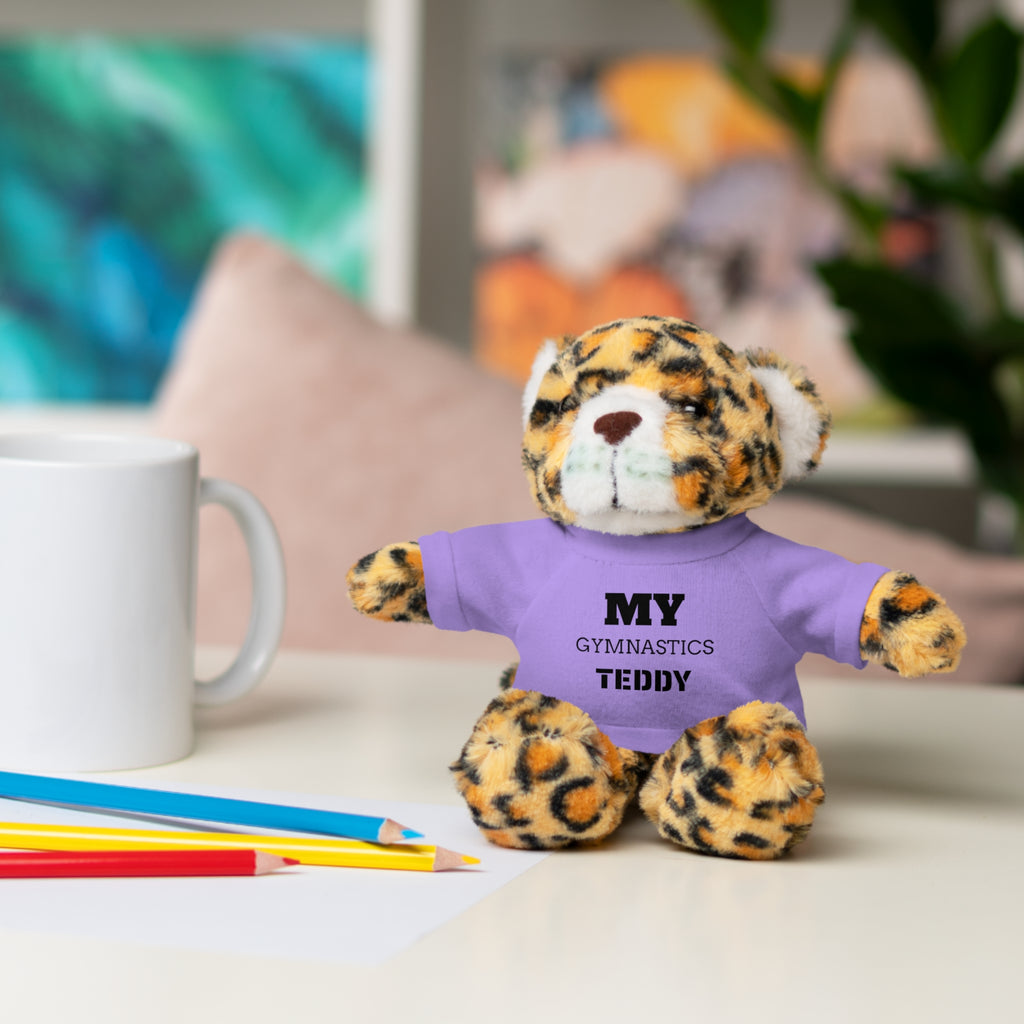 Gymnastics Teddy Bear with Personalized Tee