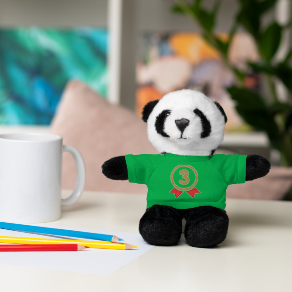 3rd Place Gymnastics Stuffed Animal with Gymnastics T-Shirt