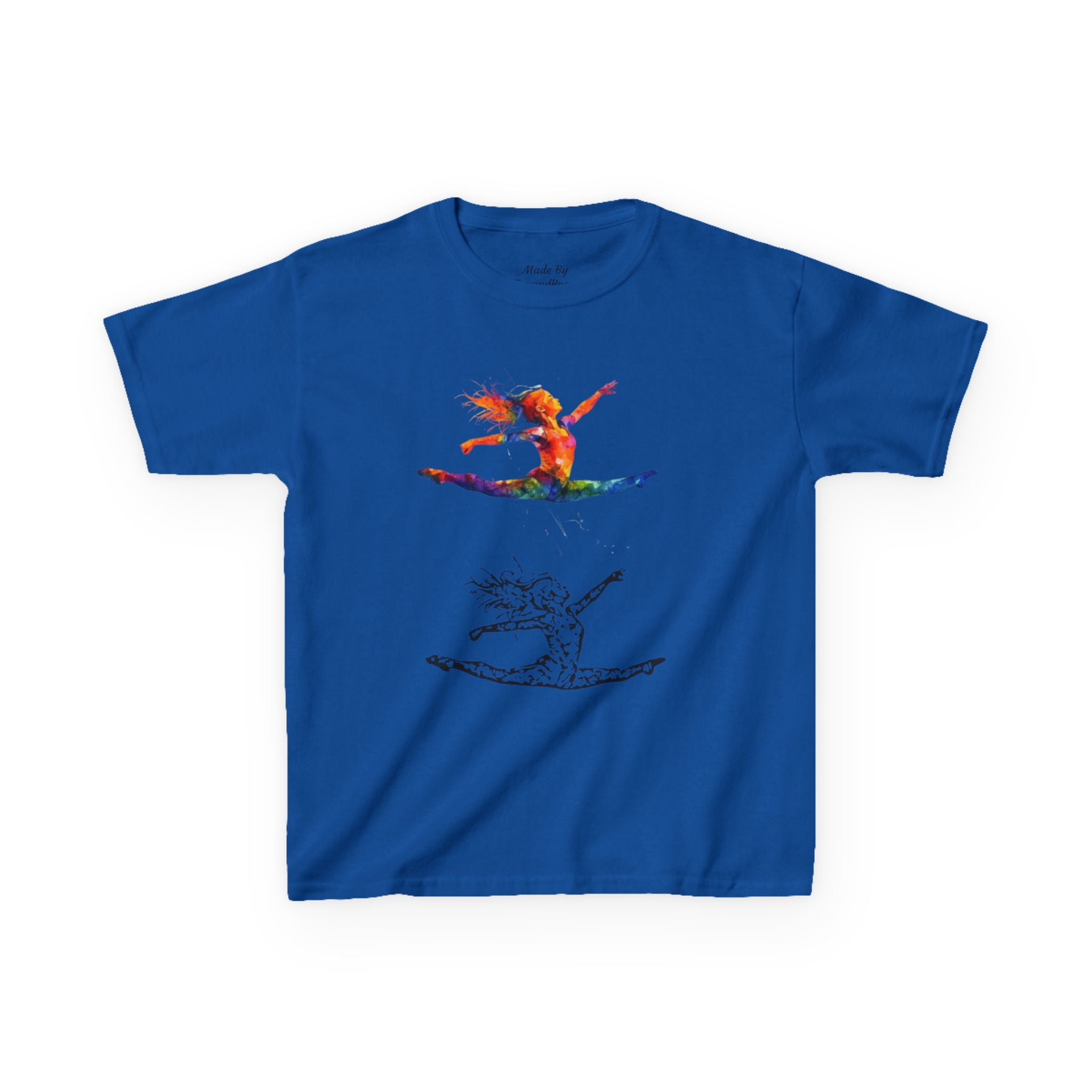 Colorful Splits Gymnastics Kids Tee (Kids)