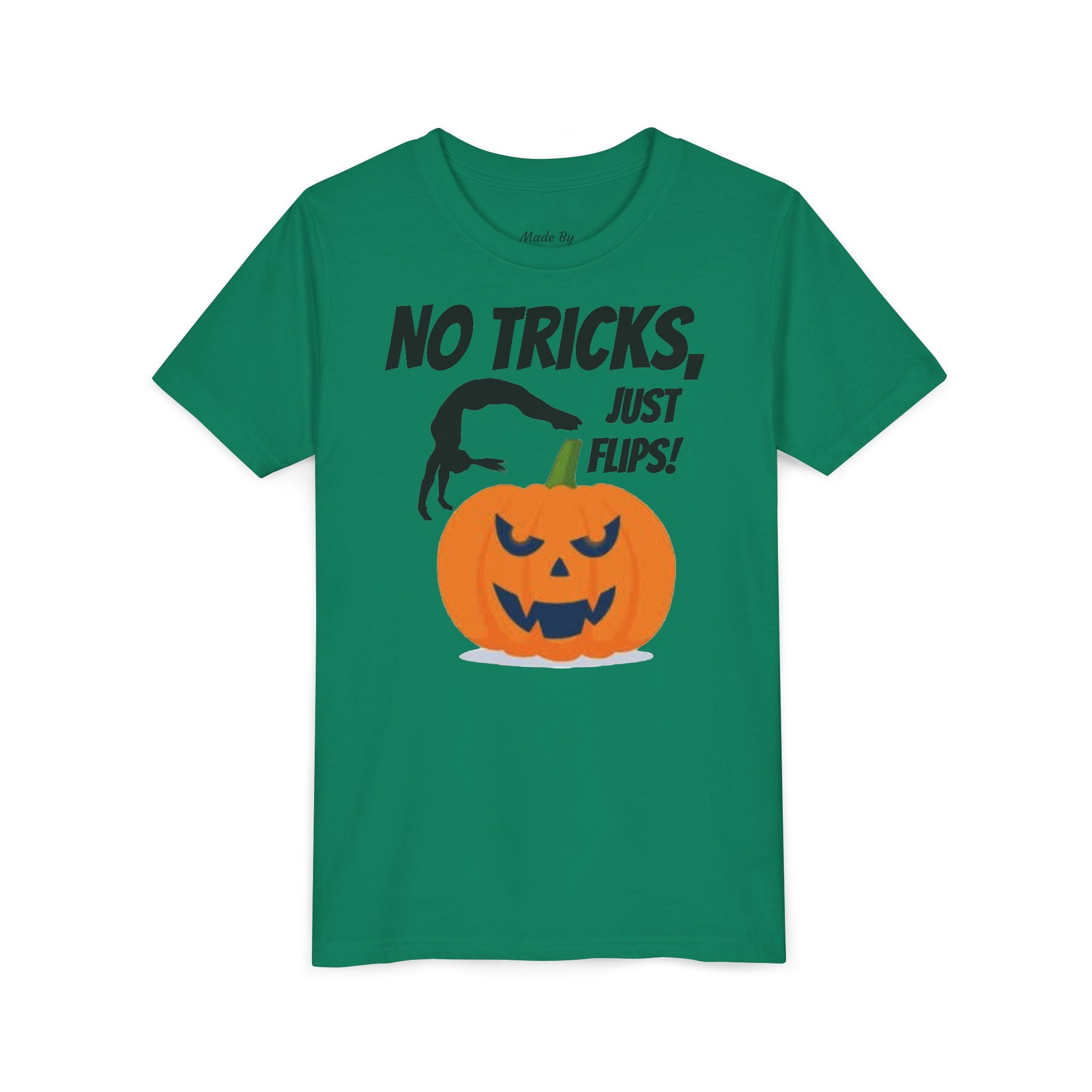 Halloween Kids Tee - No Tricks, Just Flips! (Kids)