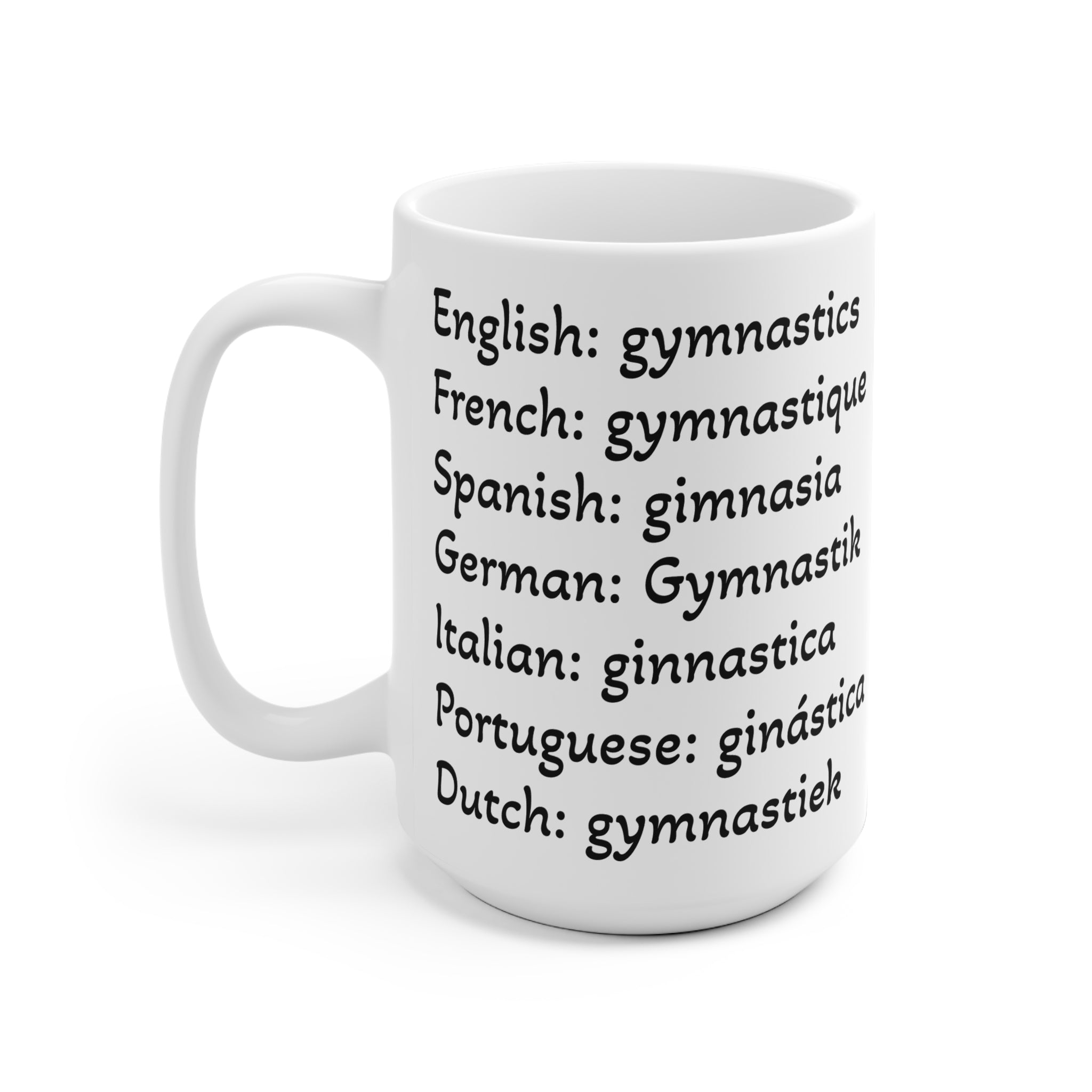 Colorful Gymnastics Mug – Worldly Design Mug