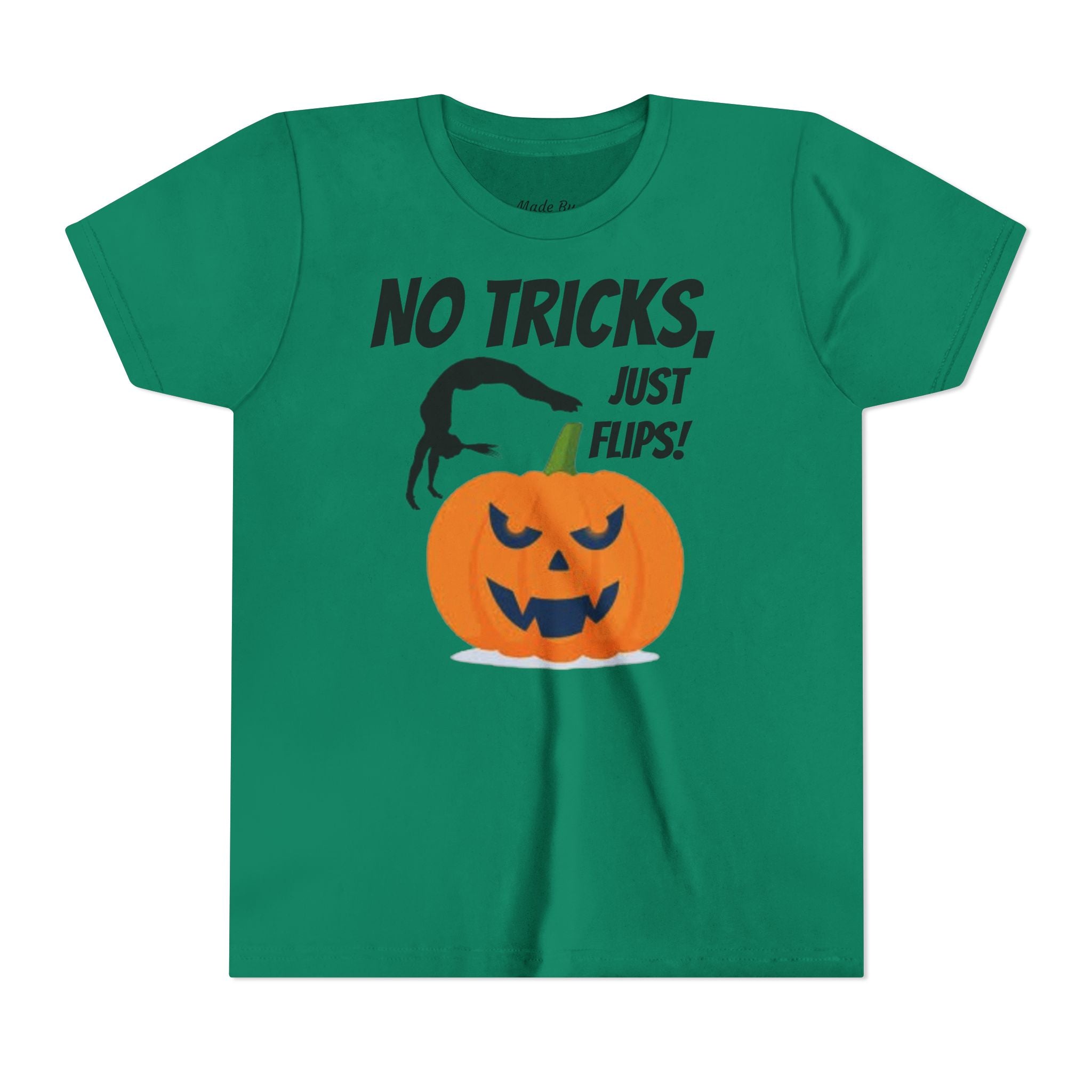 Halloween Kids Tee - No Tricks, Just Flips! (Kids)