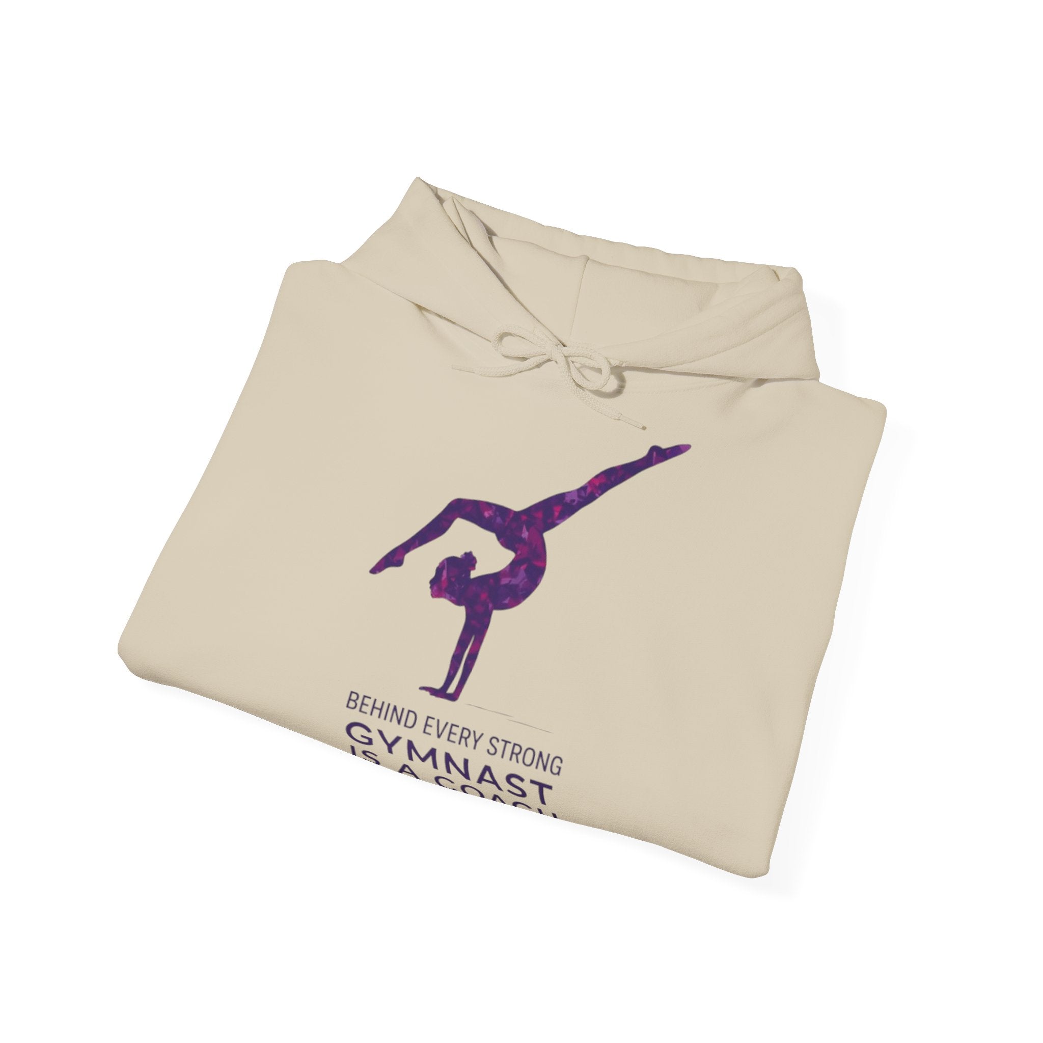 Behind every strong gymnast is a coach who believed first - Gymnast Coach Hoodie (Adults)