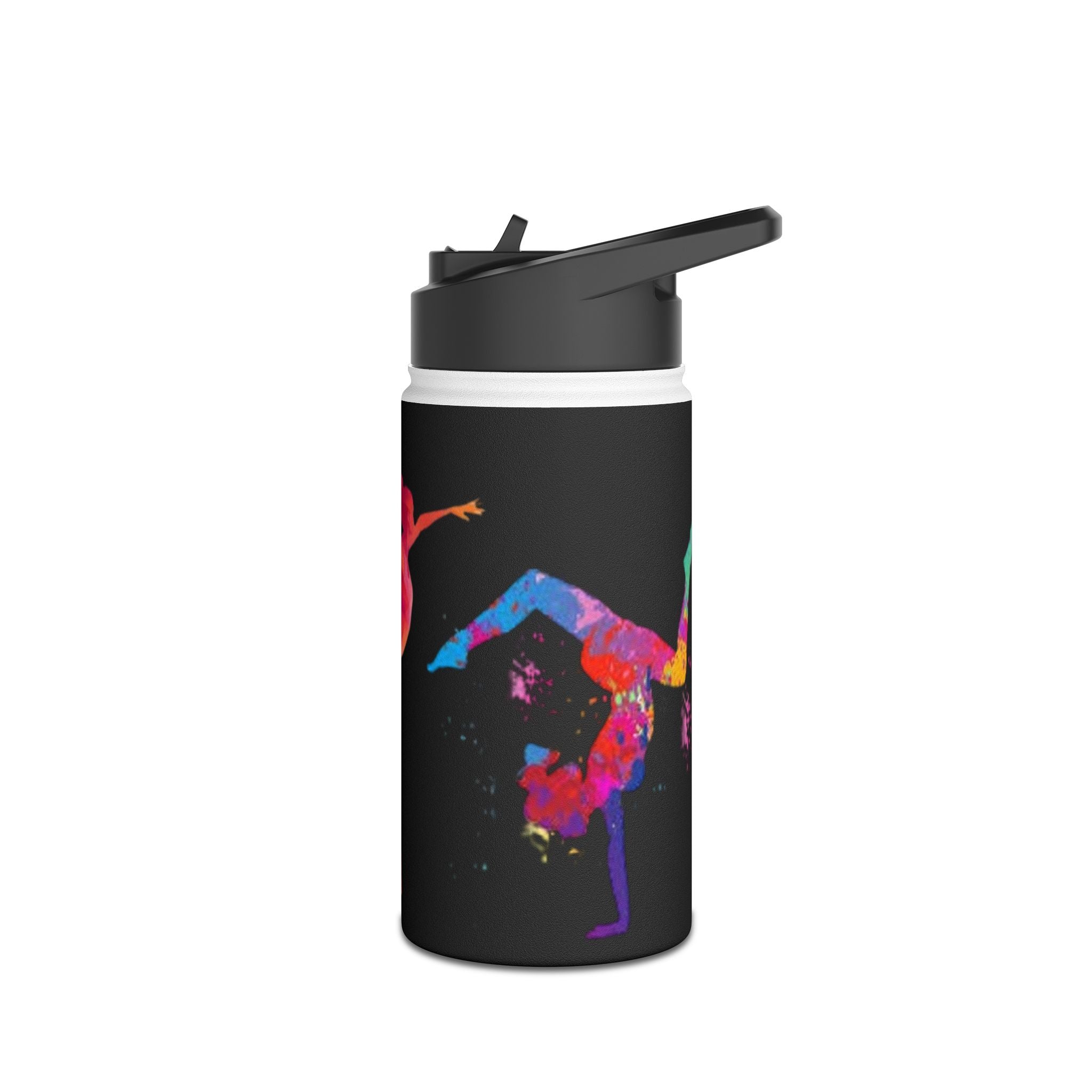 Colorful Gymnasts Stainless Steel Water Bottle