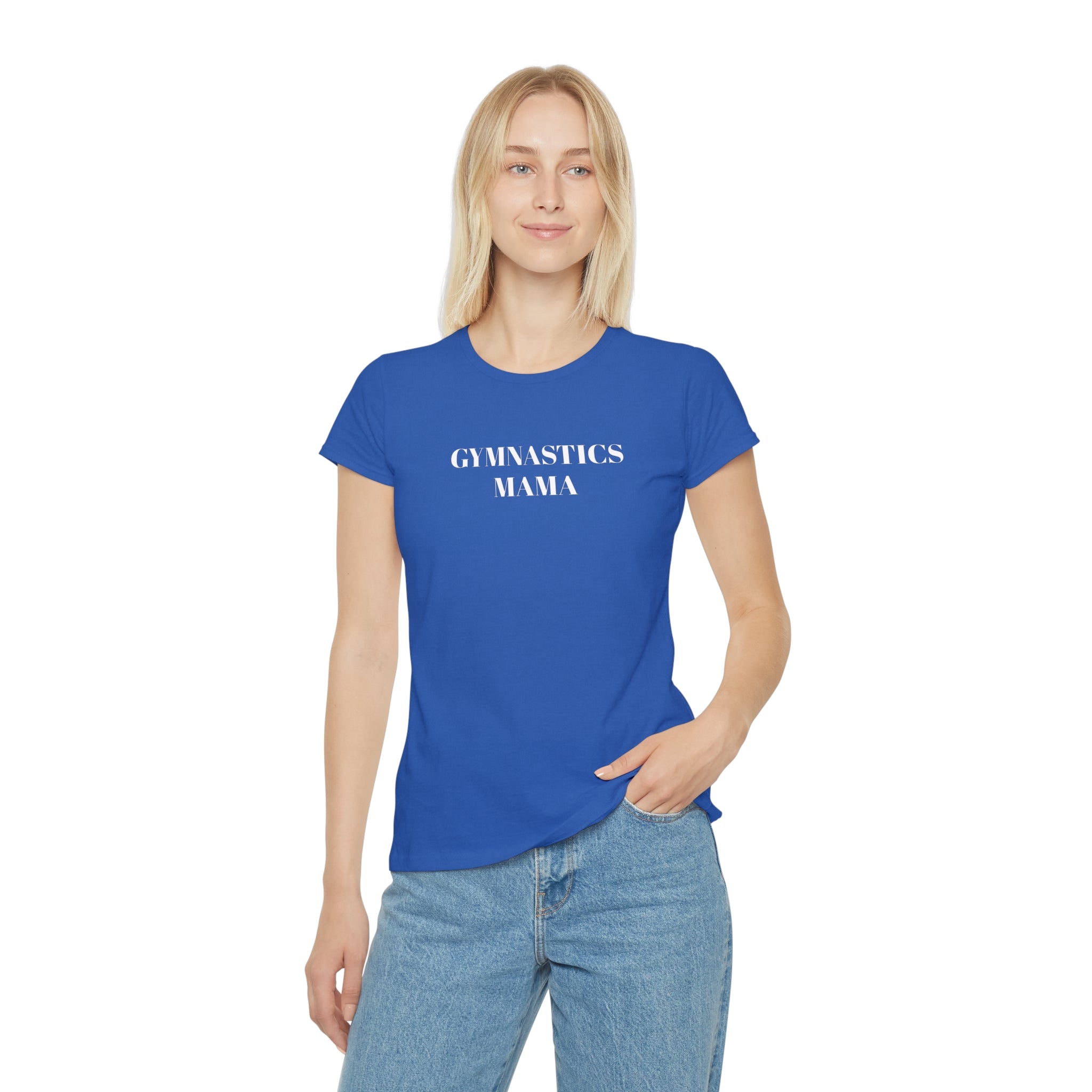 Gymnastics Mama Women's T-Shirt — Lightweight Gym Mom Tee (Adults)