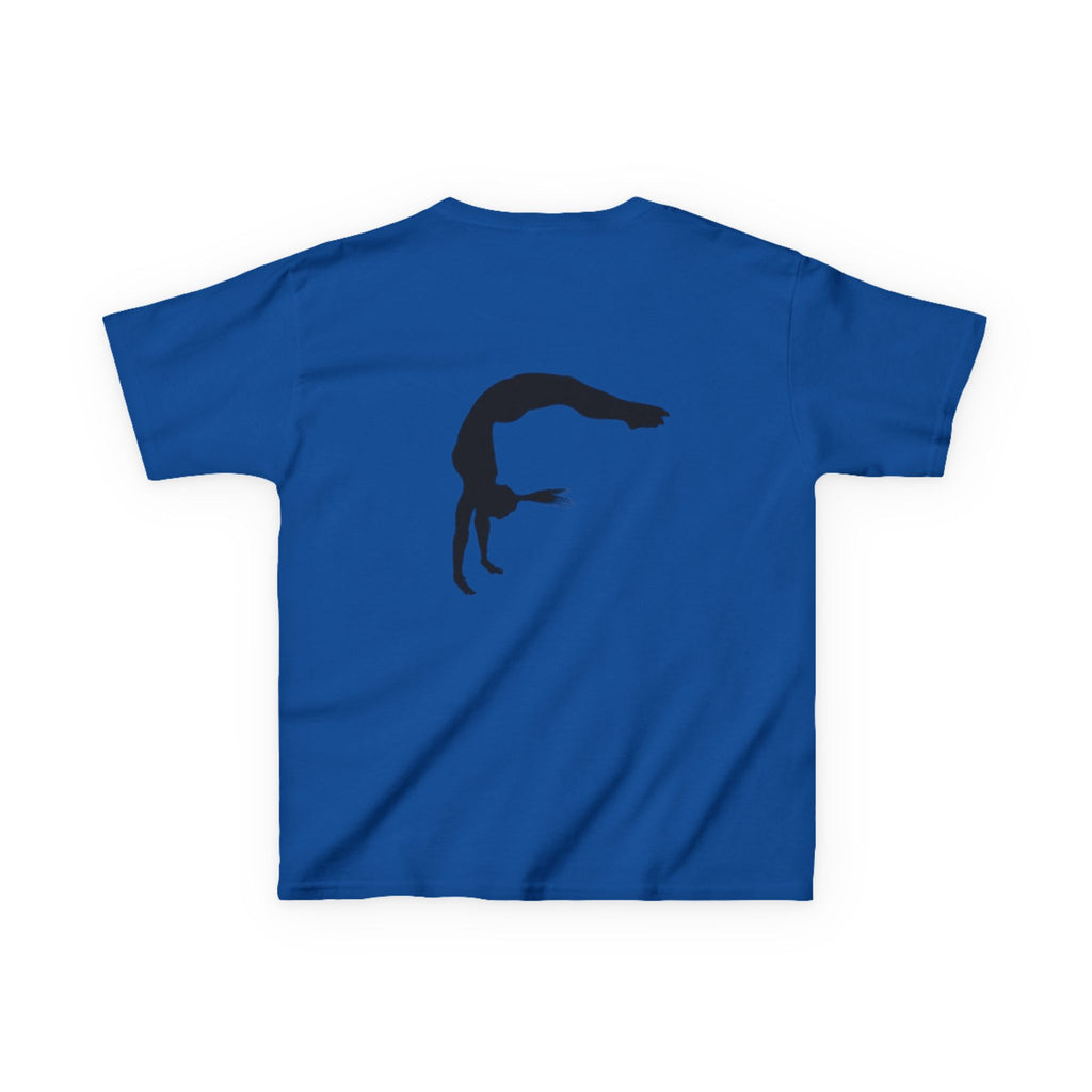 Kids Tee - FEARLESS Gymnastics Shirt with Back Silhouette