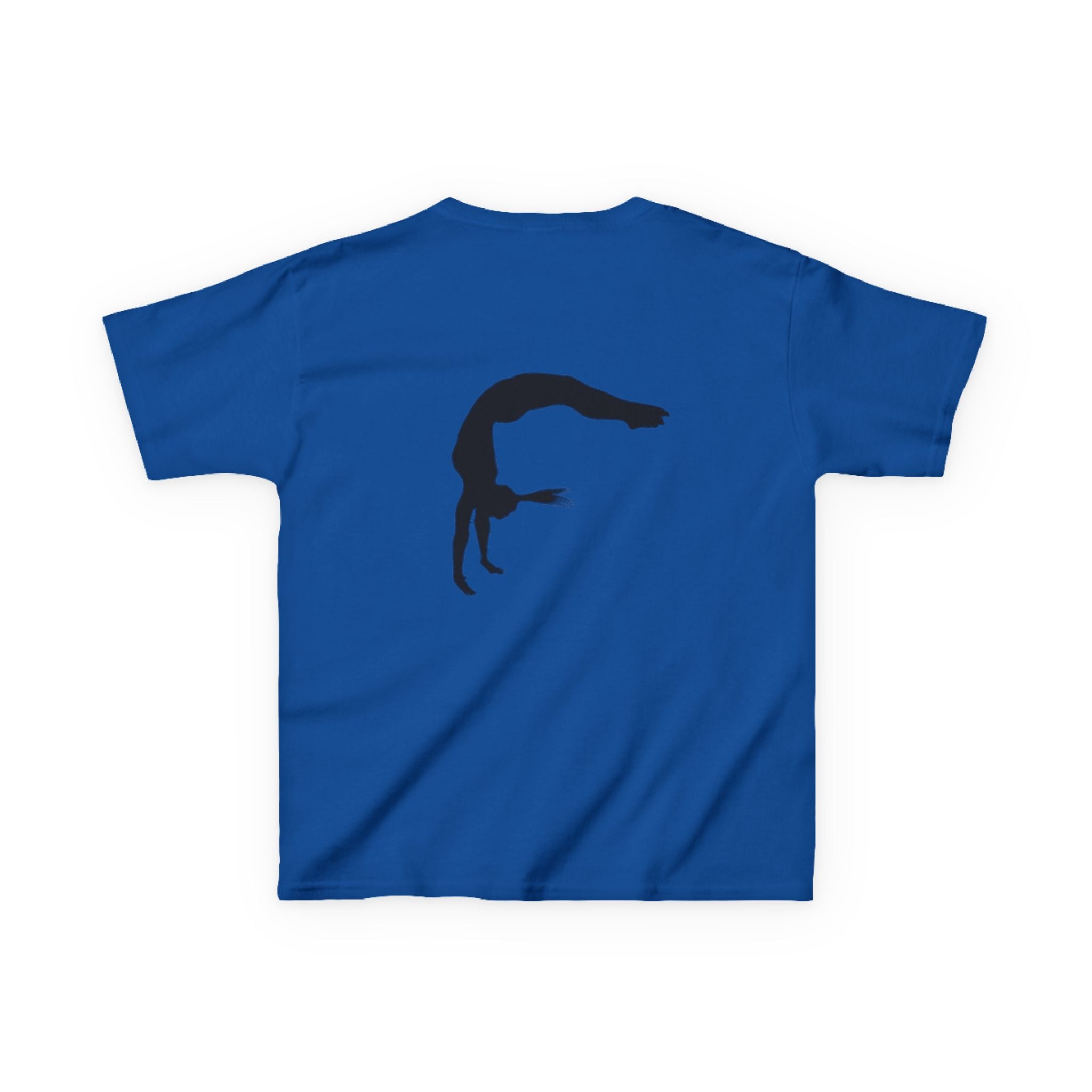 Kids Tee - FEARLESS Gymnastics Shirt with Back Silhouette