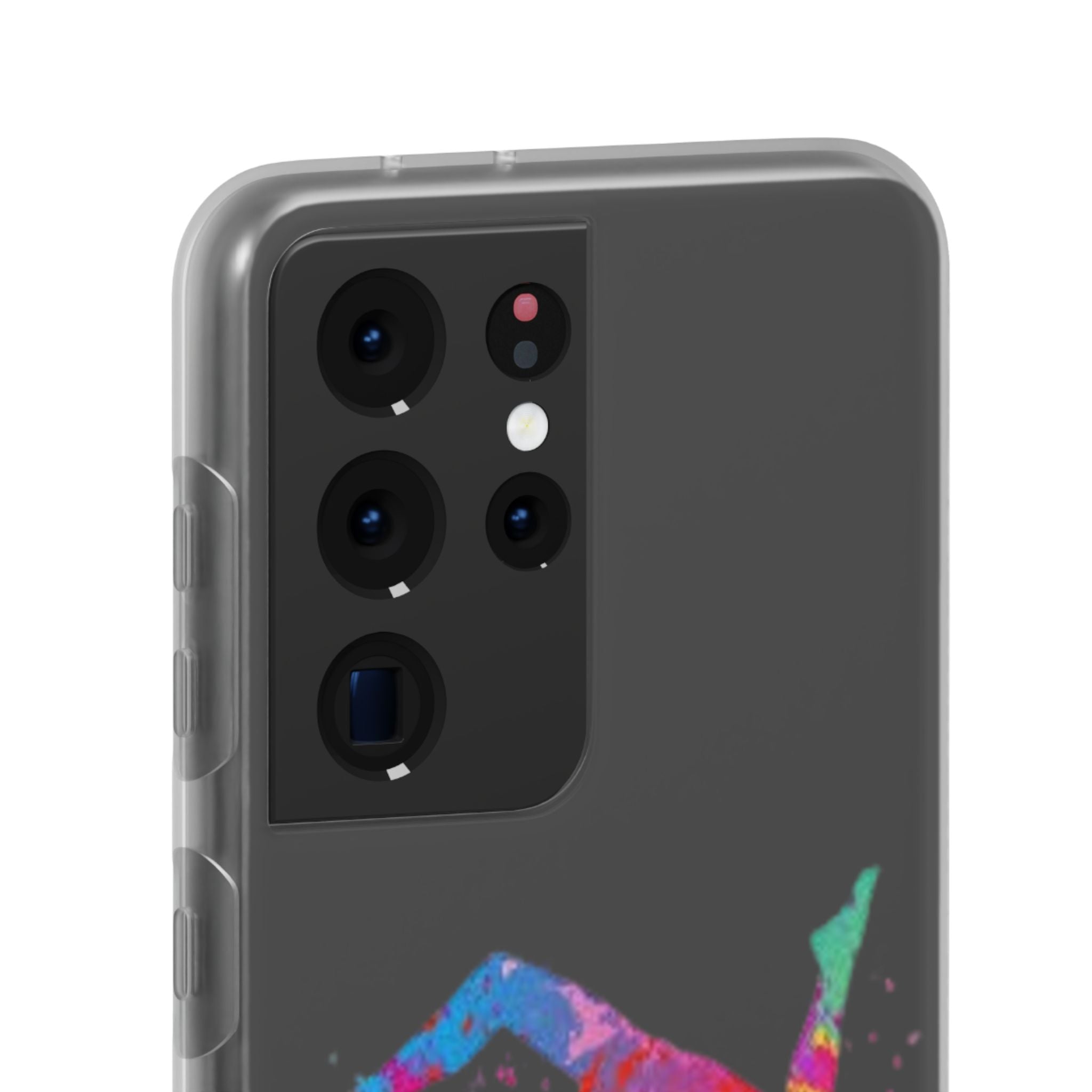 Gymnast Silhouette Phone Case – Colorful Acrobat Watercolor iPhone Cover