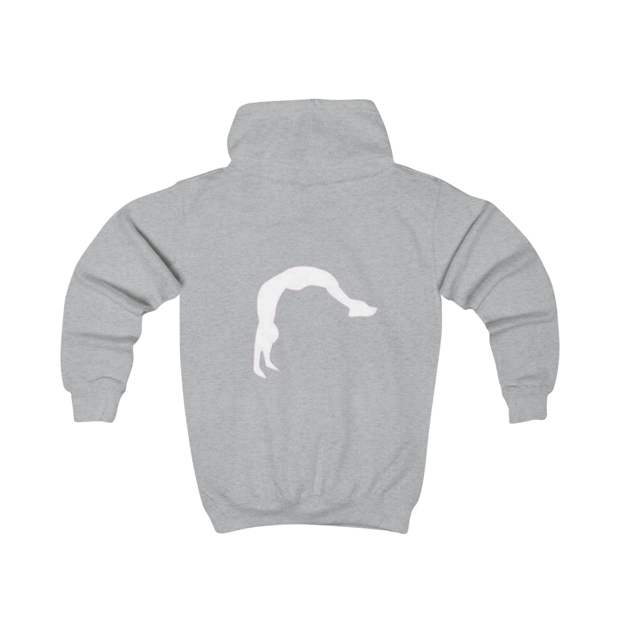 Kids Hoodie — 'BELIEVE' Yellow Kids Hoodie with Silhouette Back Graphic