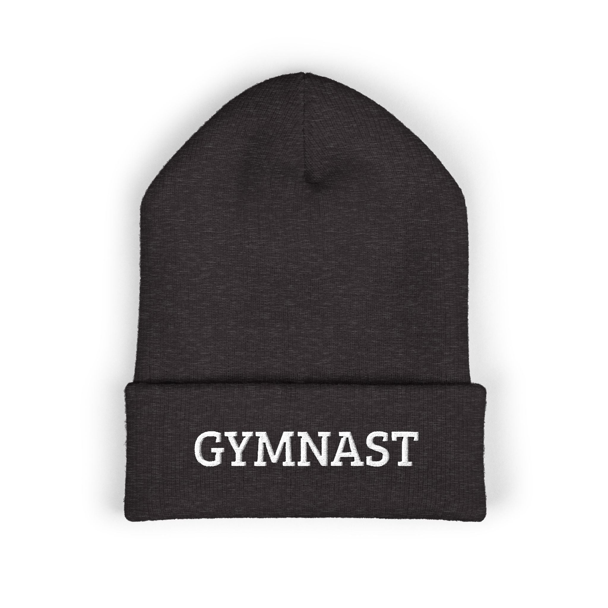 Gymnast Embroidered Cuffed Beanie