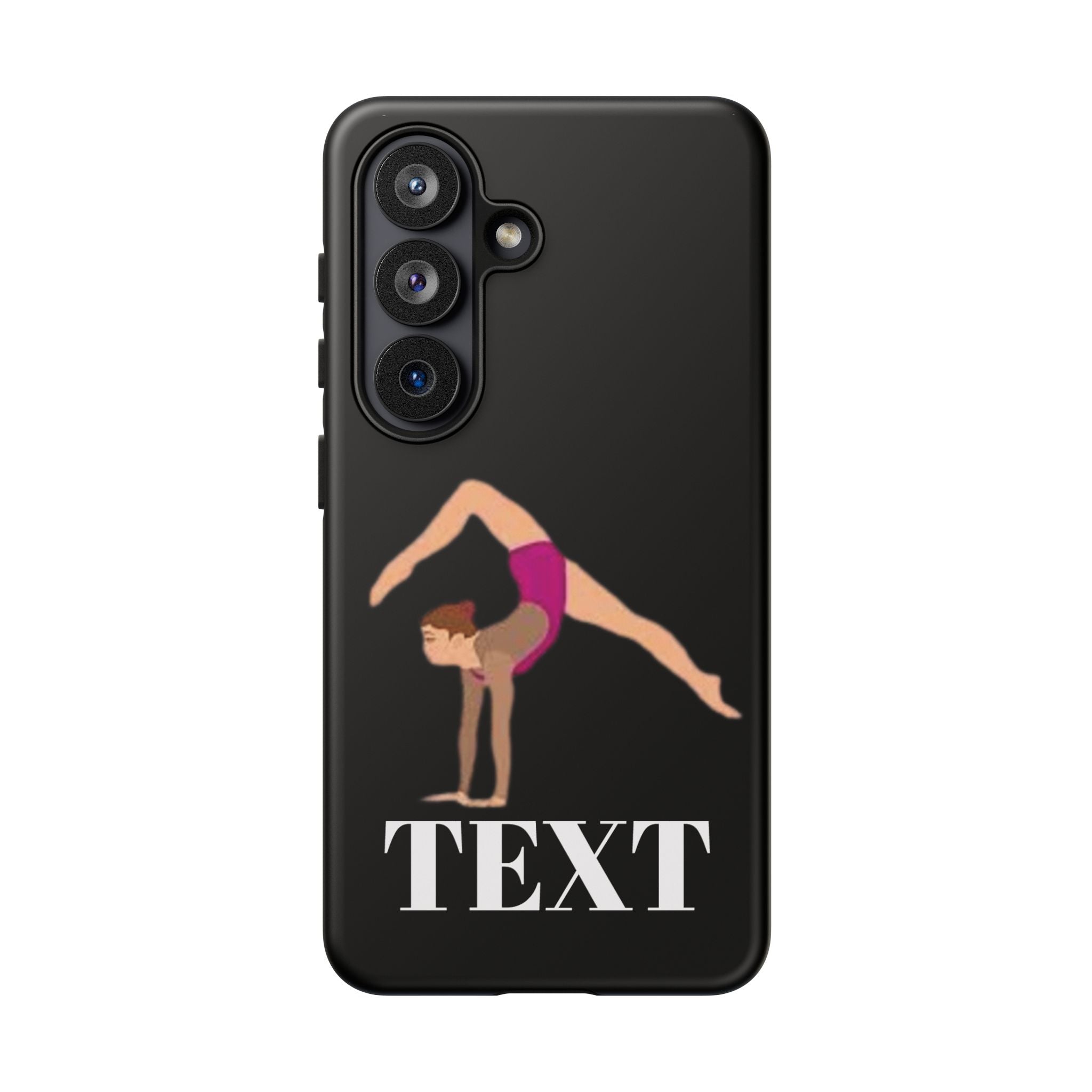 Gymnast Phone Case — Personalized TEXT Design