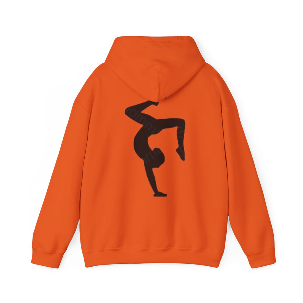 Unisex Heavy Blend™ Hooded Sweatshirt - WARNING GYMNAST MAY FLIP (Adult)