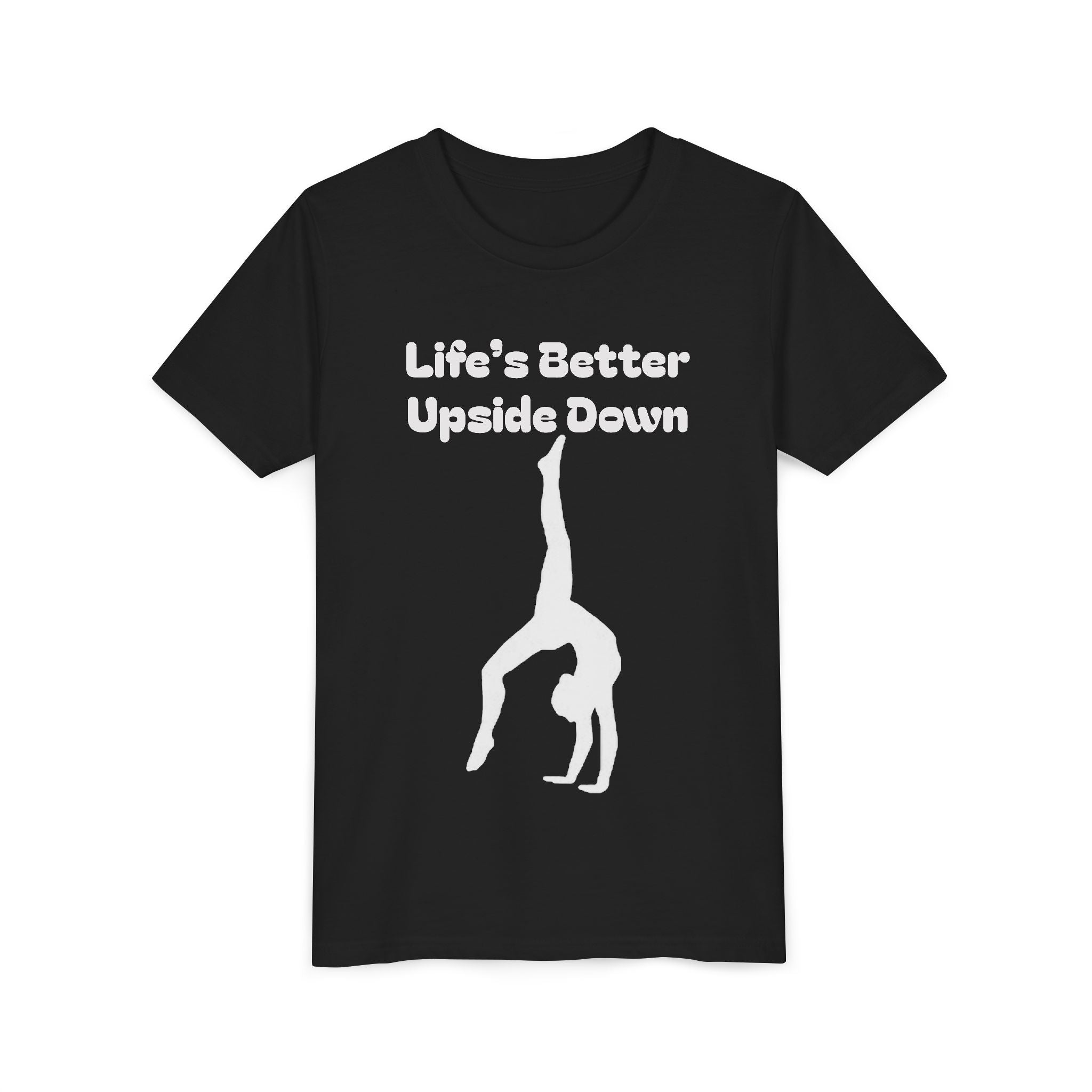 Youth Short Sleeve Tee - Life’s Better Upside Down (Kids)