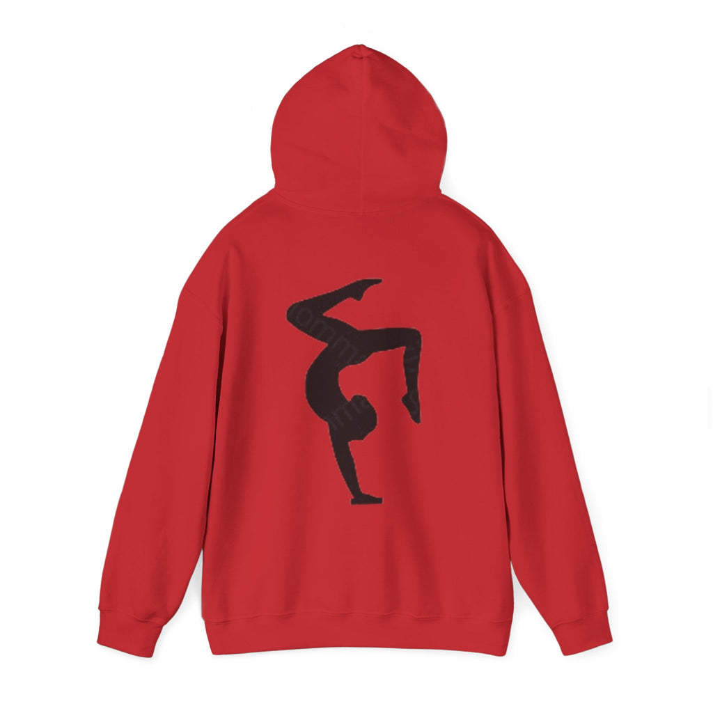 Unisex Heavy Blend™ Hooded Sweatshirt - WARNING GYMNAST MAY FLIP (Adult)