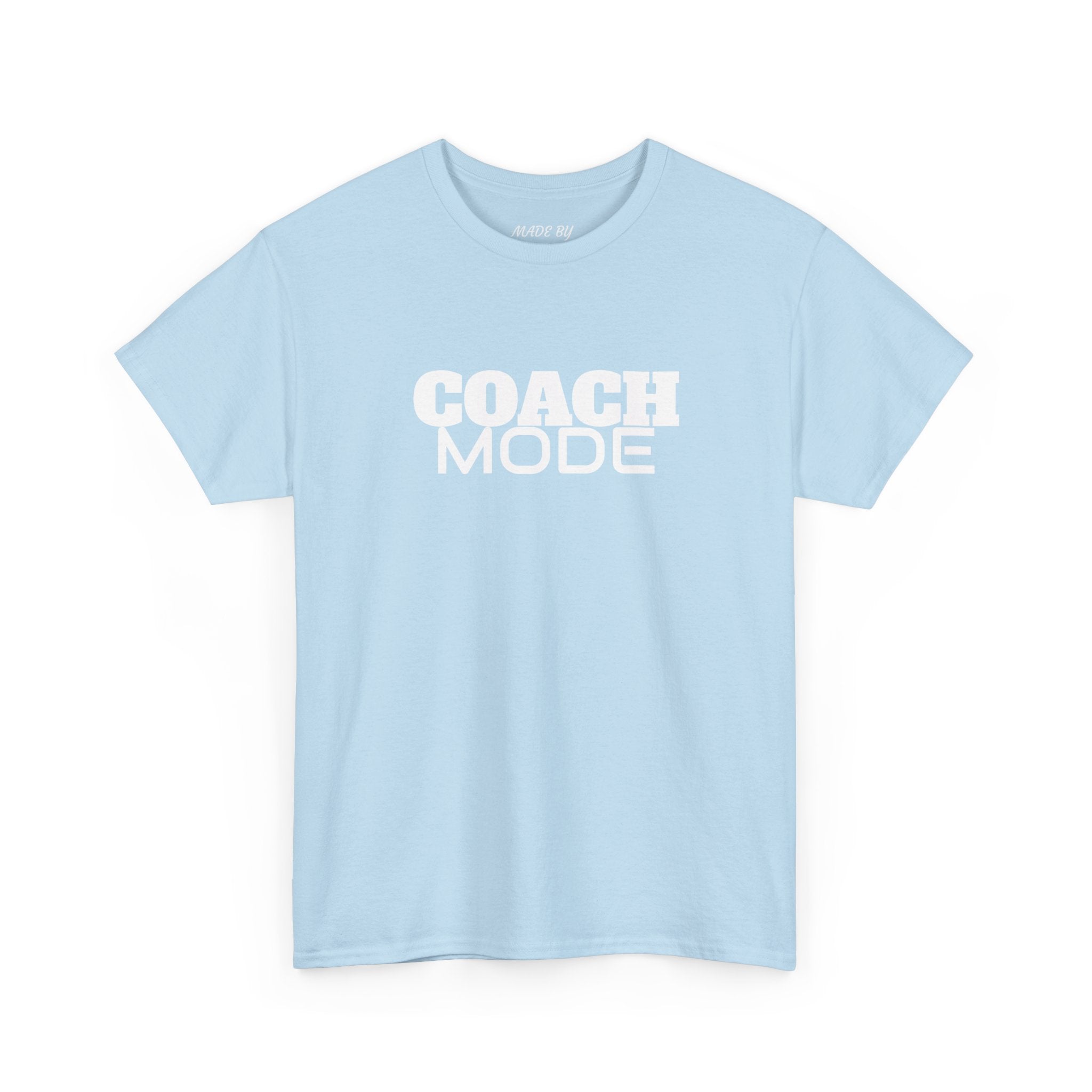 Adults 'Coach Mode' Tee — Classic Cotton T-Shirt