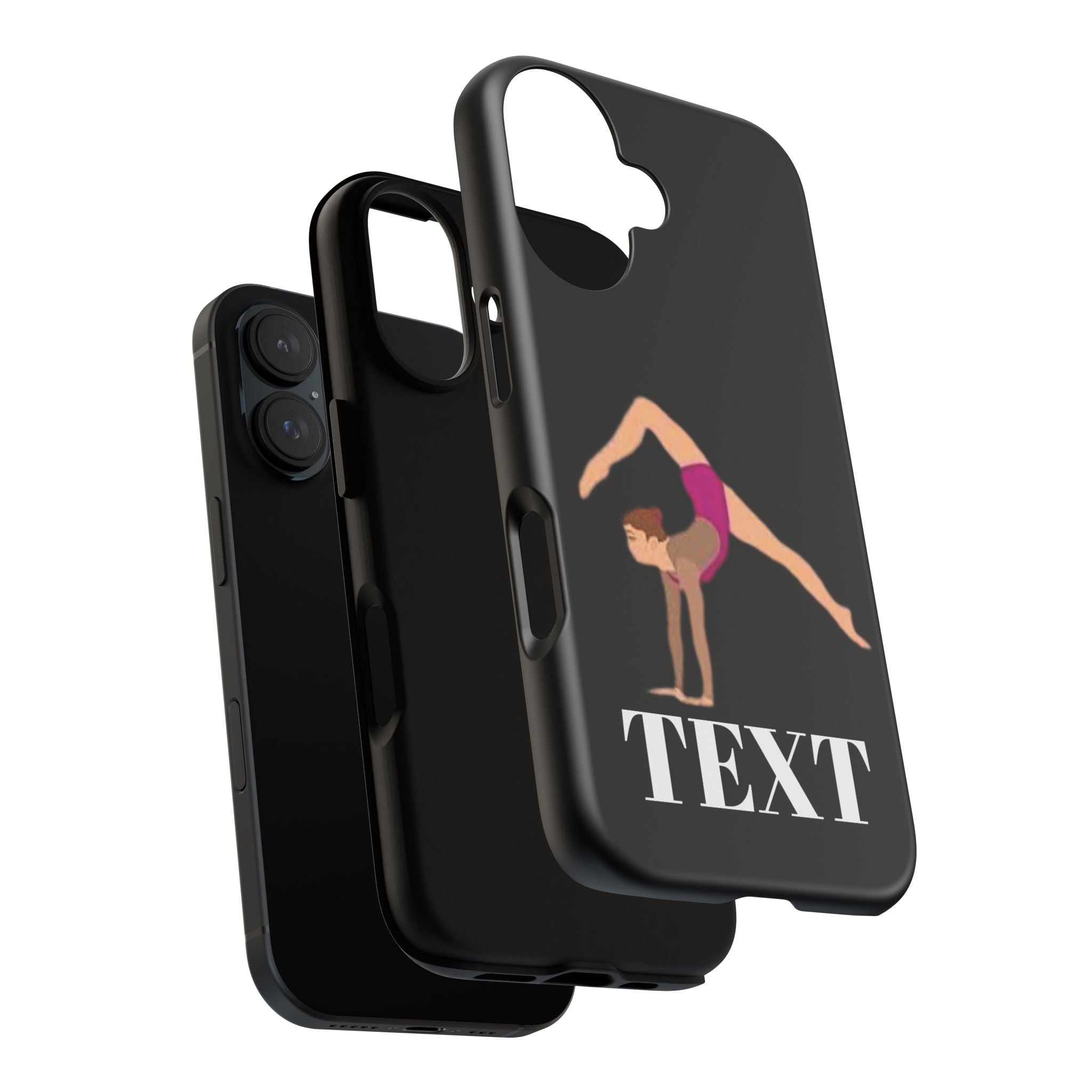 Gymnast Phone Case — Personalized TEXT Design