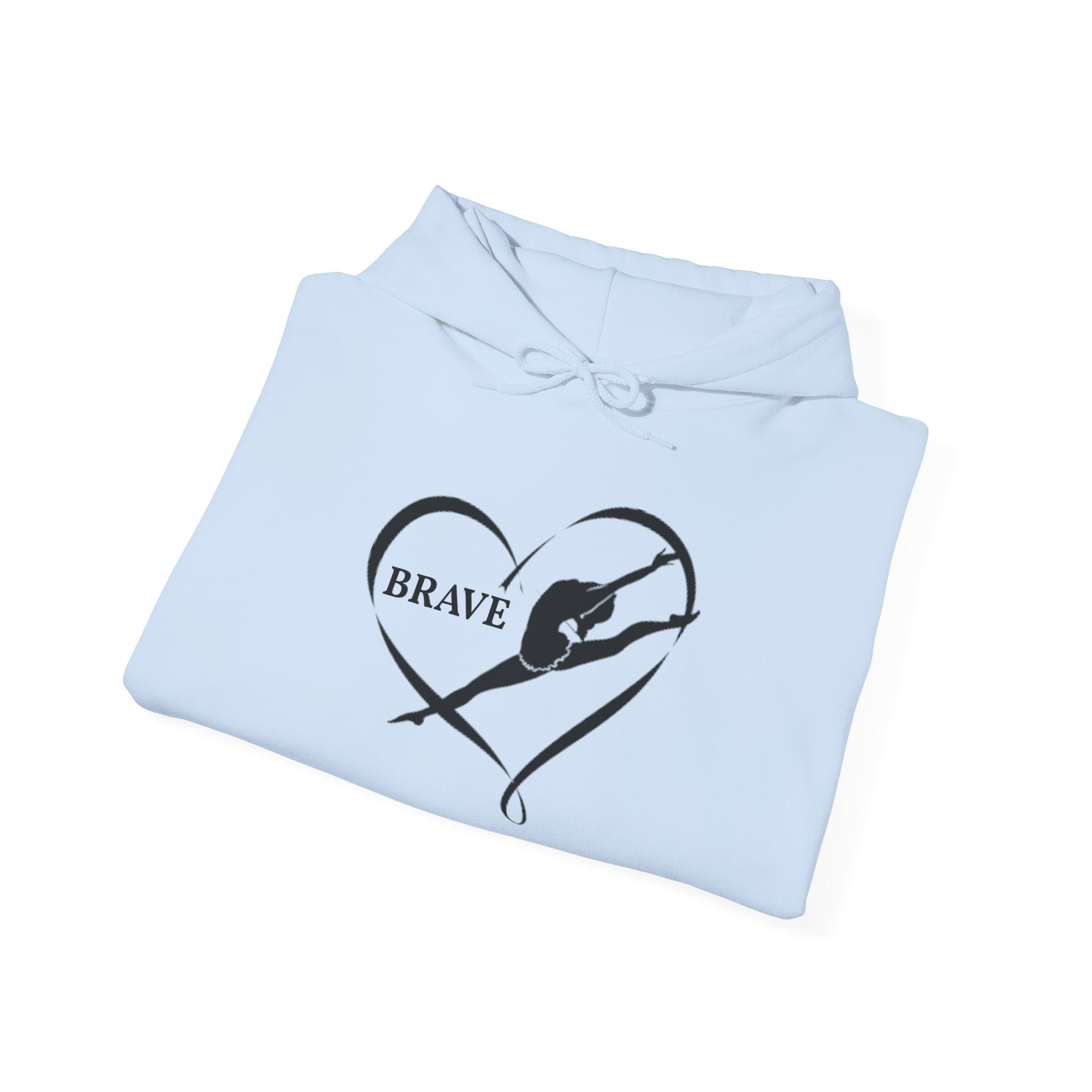 Gymnast Heart Hoodie – Rhythmic Gymnastics Sweatshirt (Adults)