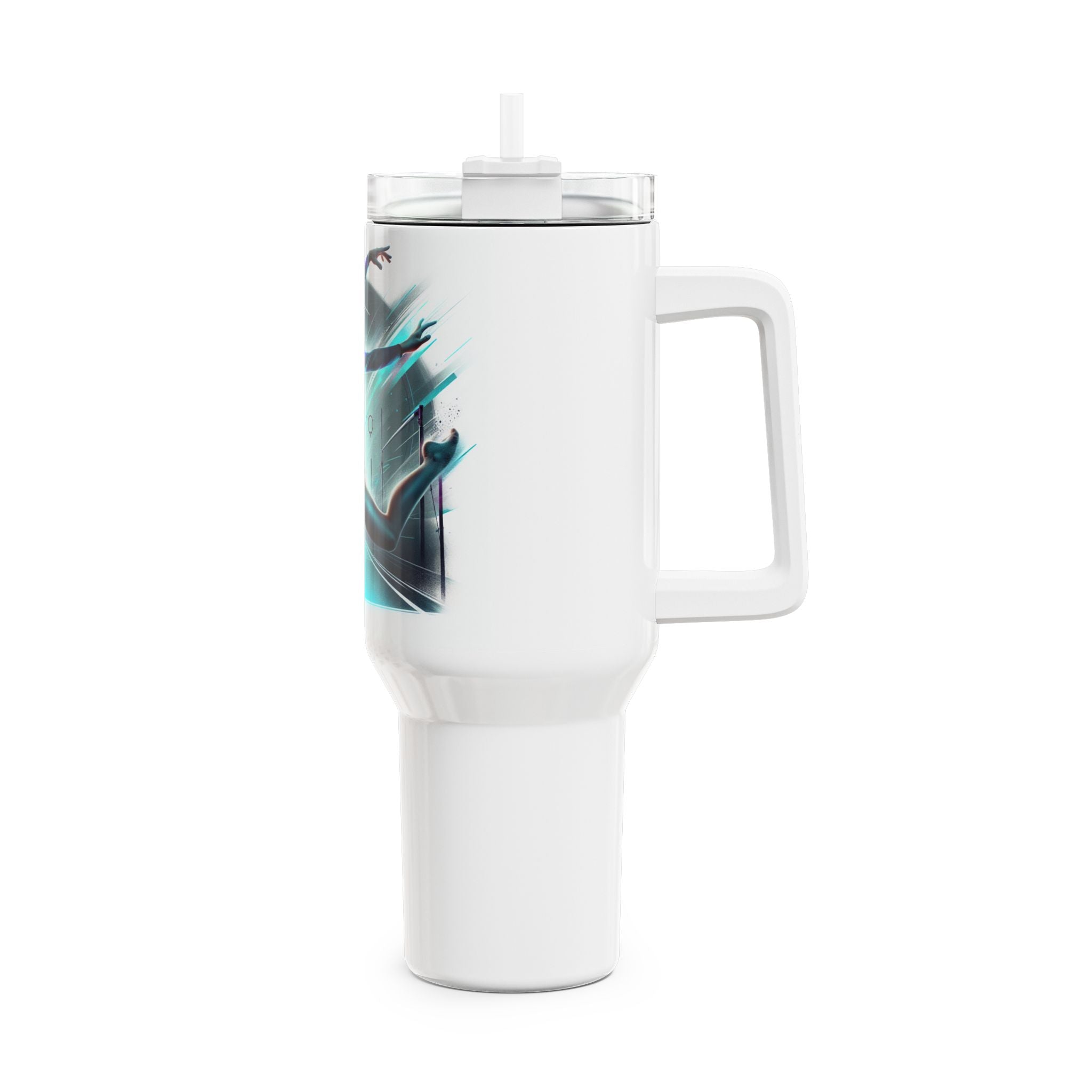 Gymnast Water Tumbler — 40oz Athletic Sports Travel Cup