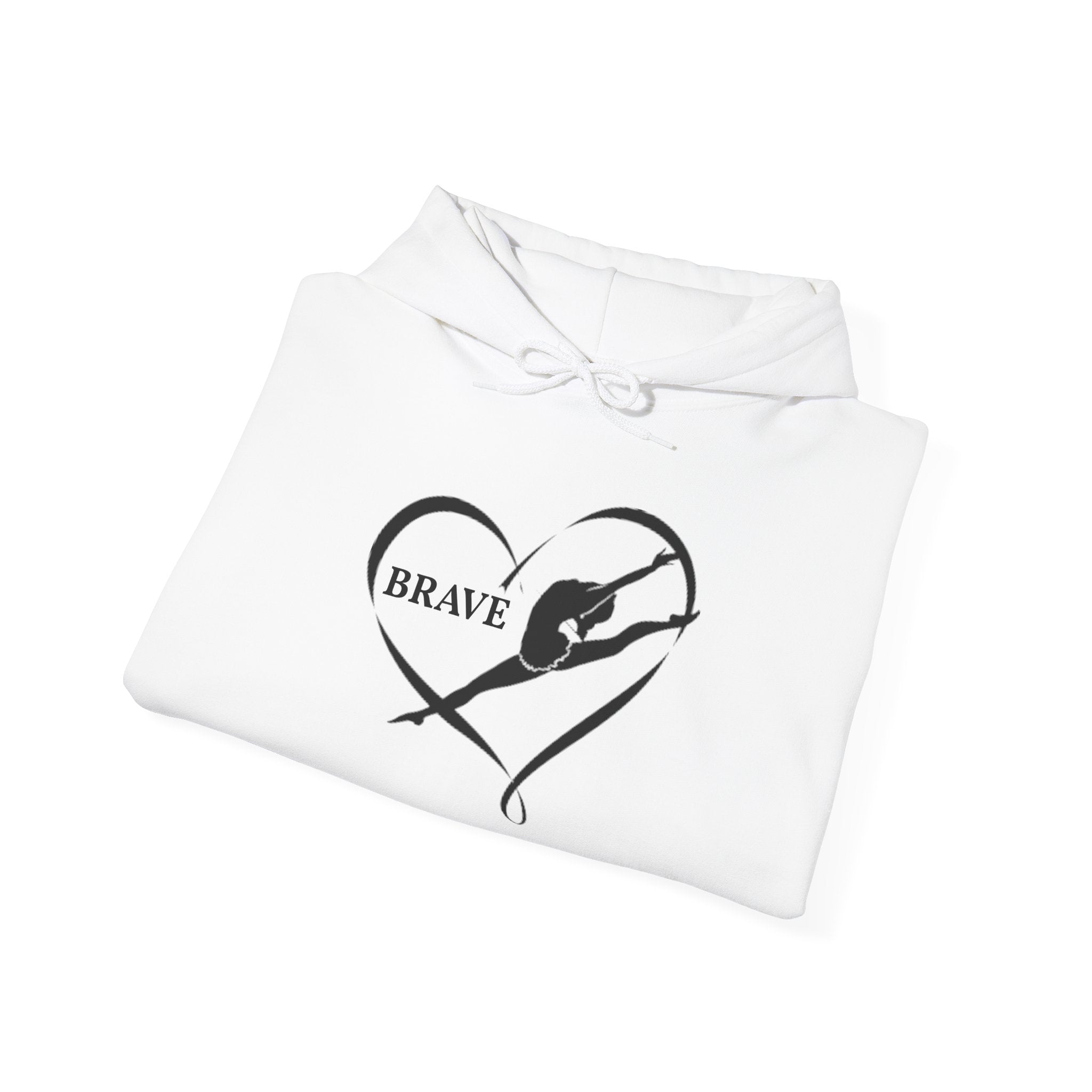 Gymnast Heart Hoodie – Rhythmic Gymnastics Sweatshirt (Adults)