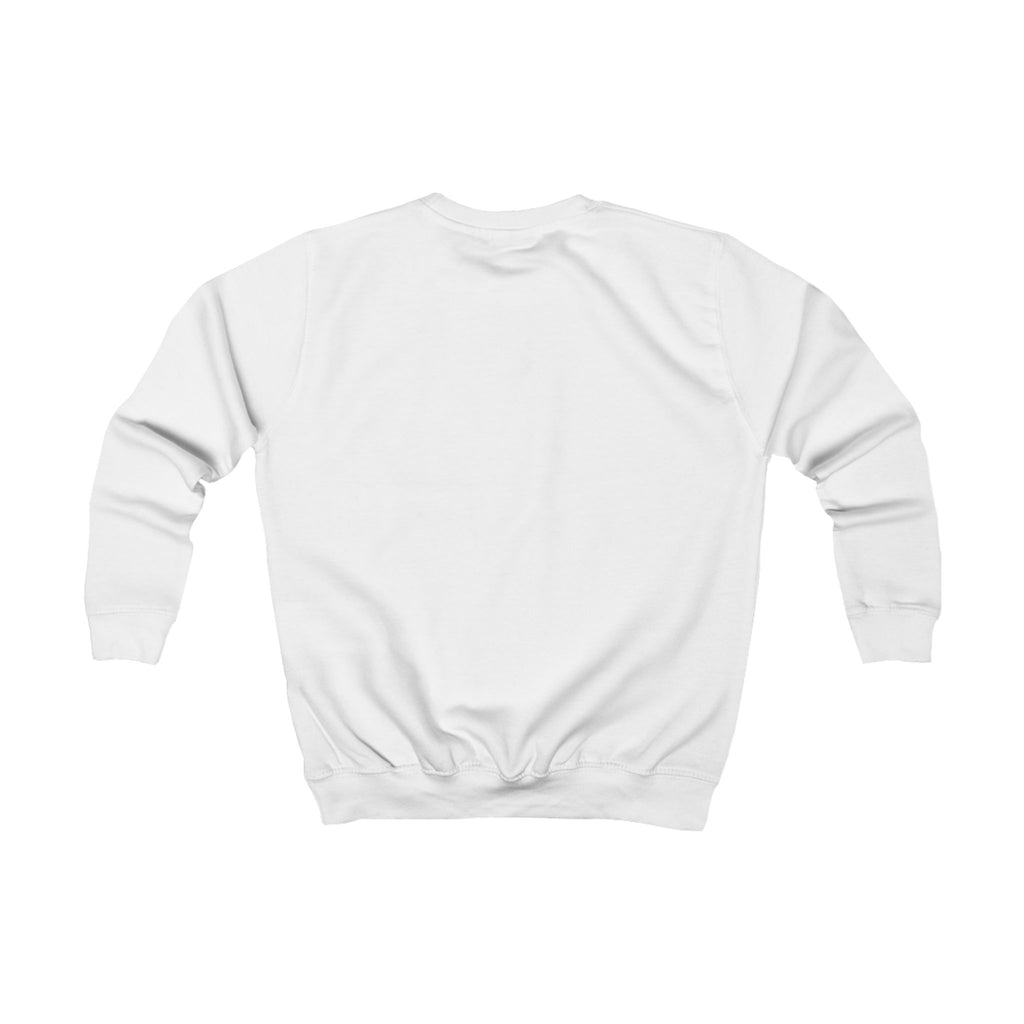 Kids Sweatshirt — Brave Gymnast Heart Silhouette Pullover