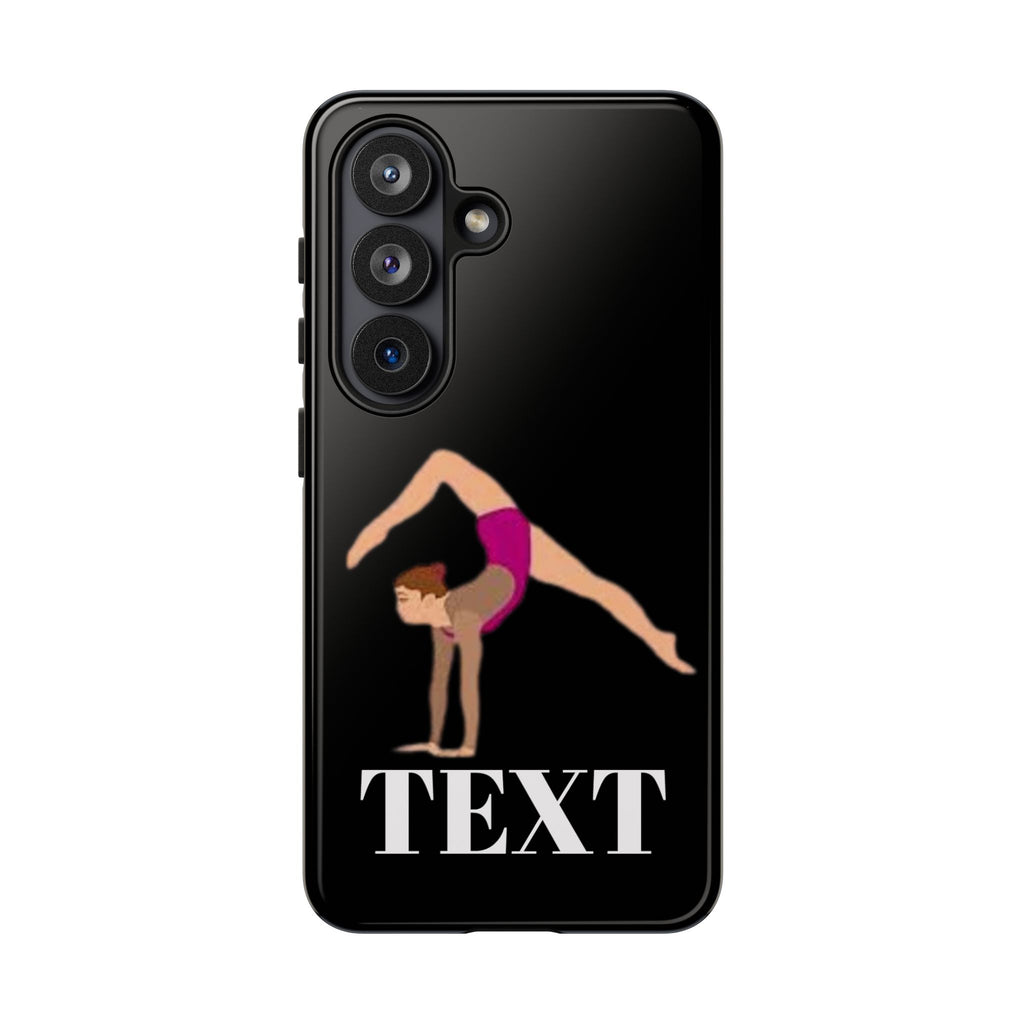 Gymnast Phone Case — Personalized TEXT Design