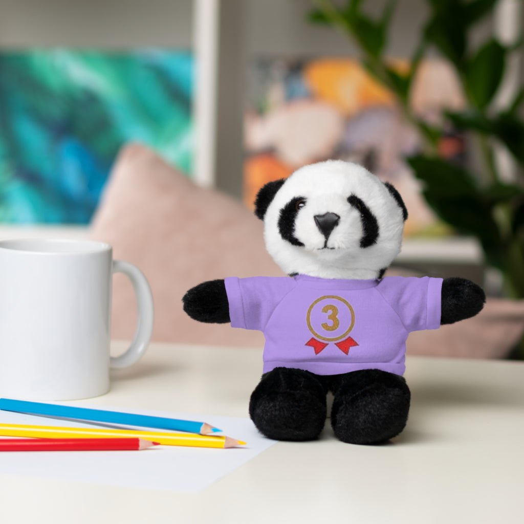 3rd Place Gymnastics Stuffed Animal with Gymnastics T-Shirt