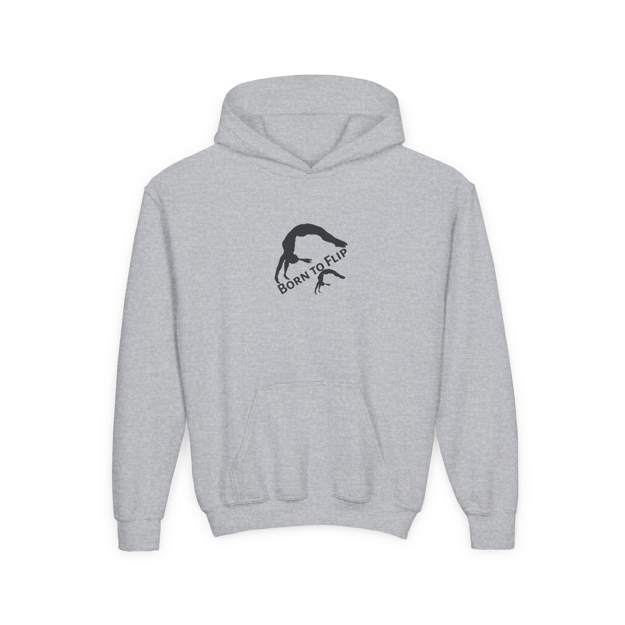 Kids Born to Flip Hoodie – Stylish Youth Gym Sweatshirt (Kids)