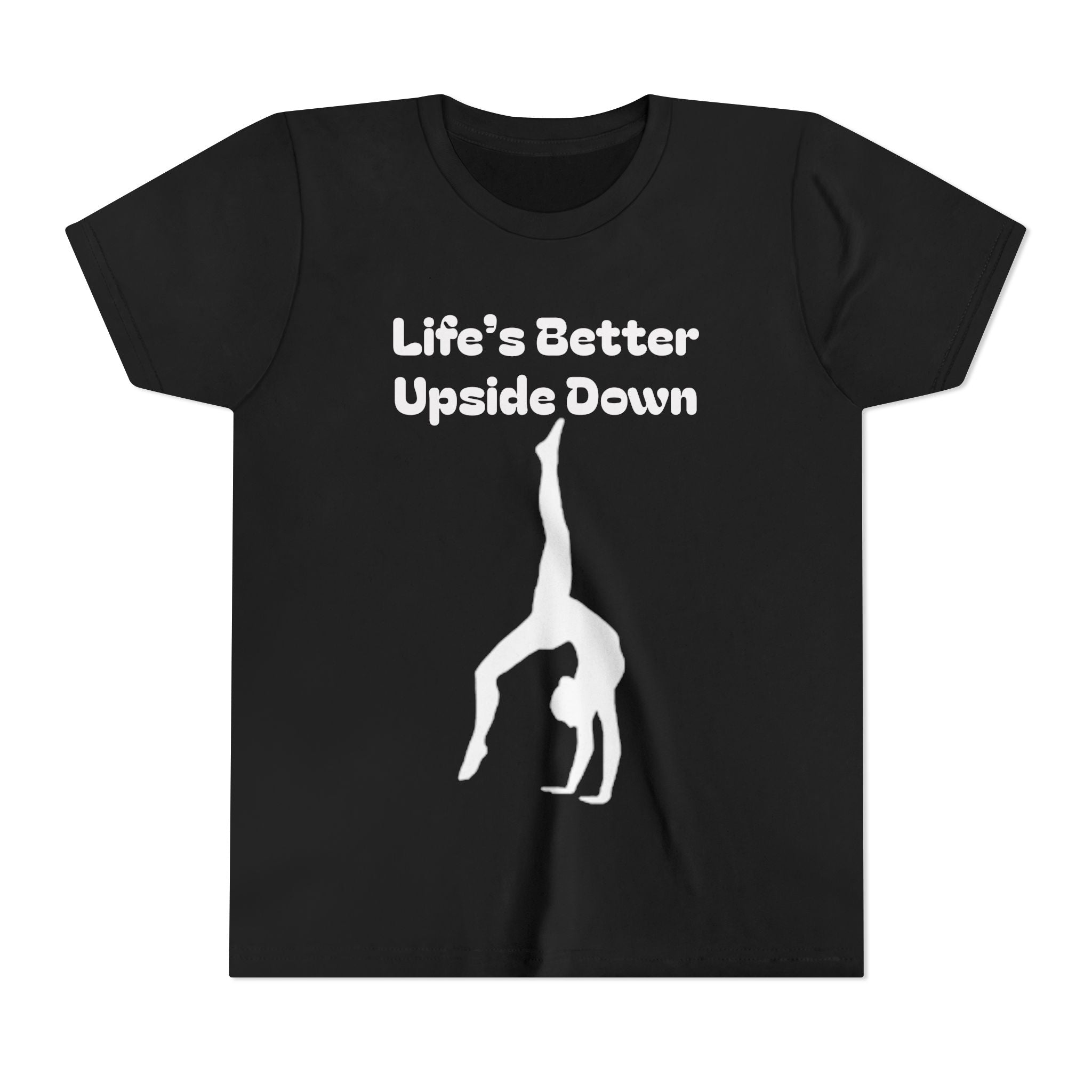 Youth Short Sleeve Tee - Life’s Better Upside Down (Kids)