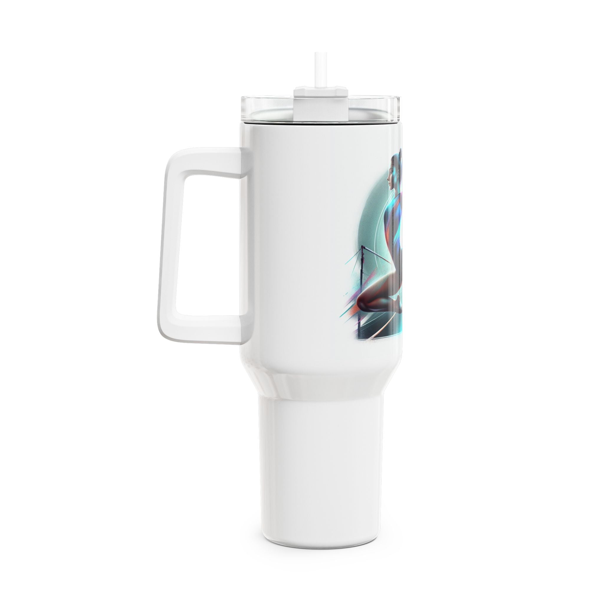 Gymnast Water Tumbler — 40oz Athletic Sports Travel Cup