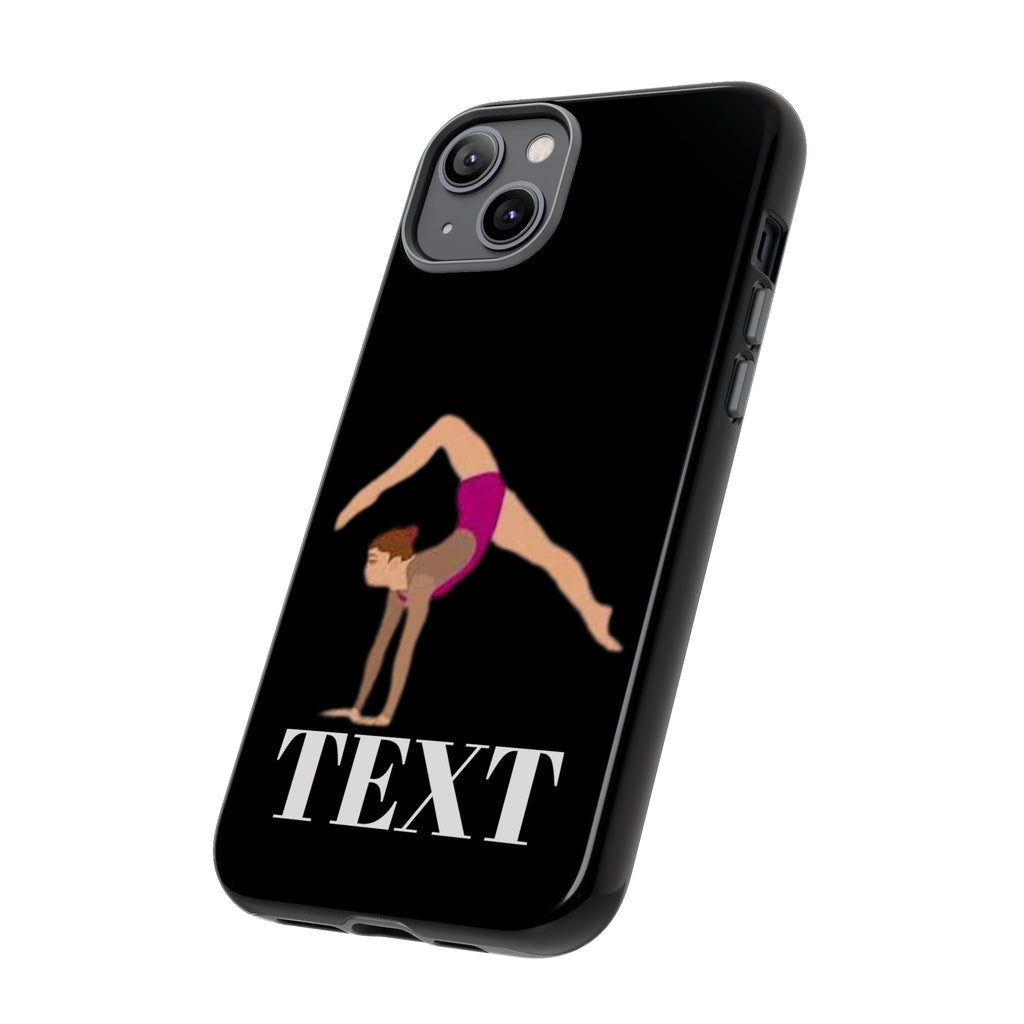 Gymnast Phone Case — Personalized TEXT Design