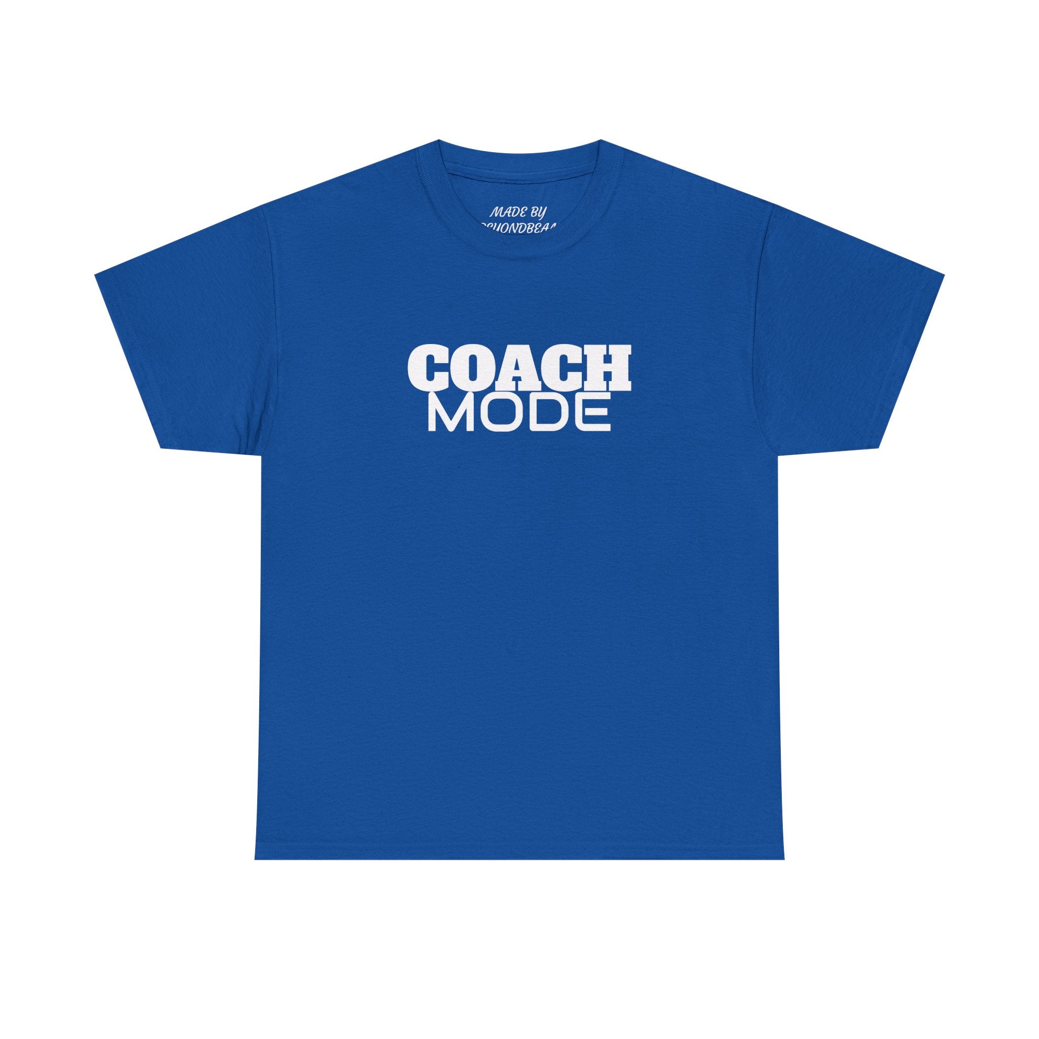 Adults 'Coach Mode' Tee — Classic Cotton T-Shirt