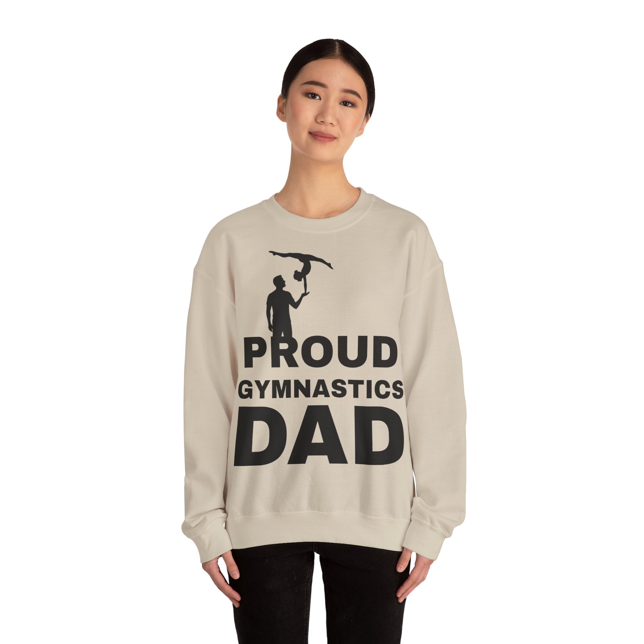 Proud Gymnastics Dad Sweatshirt (Adults)