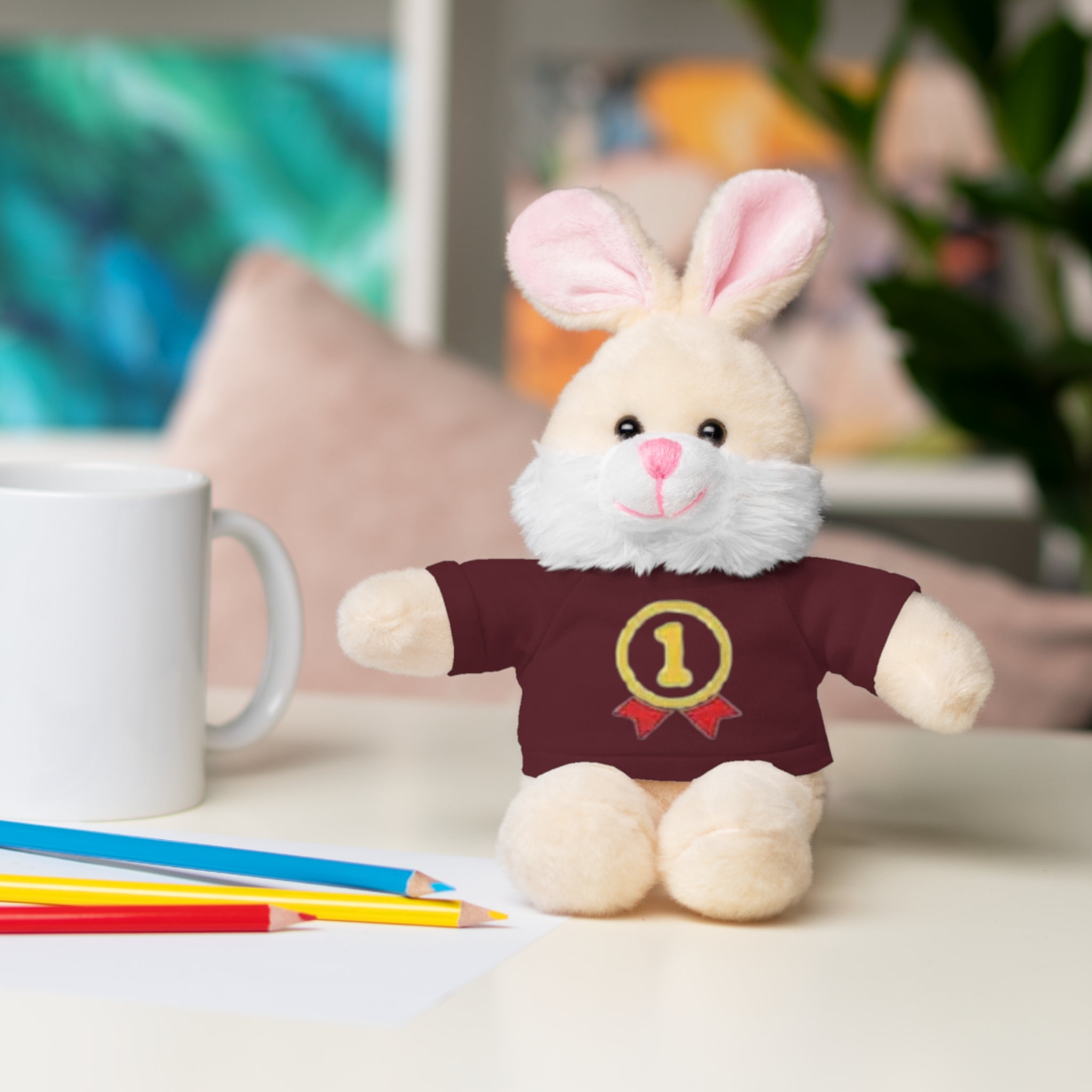 1st Place Gymnastics Stuffed Animal with Gymnastics T-Shirt