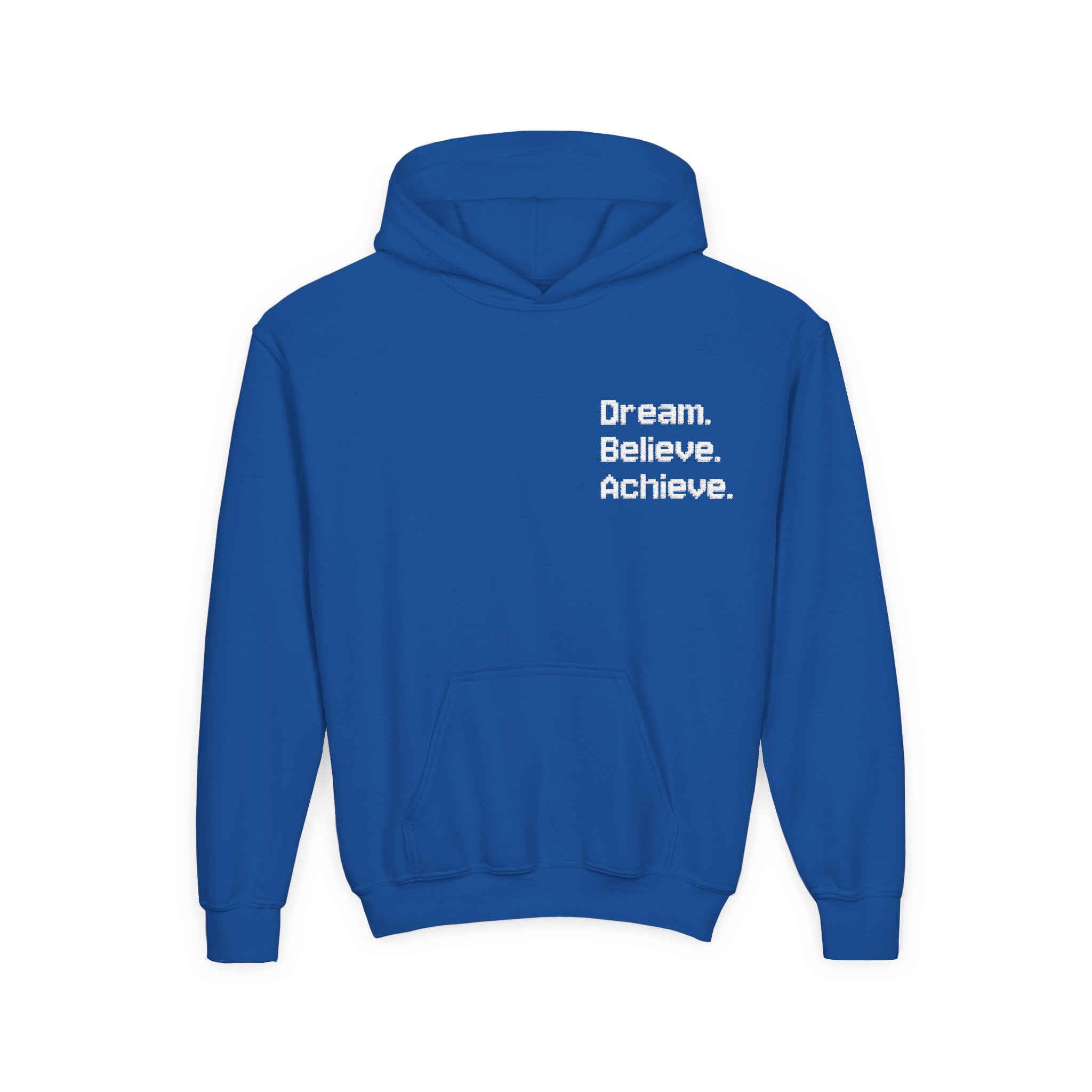 Inspirational Youth Hoodie - Dream Believe Achieve (Kids)